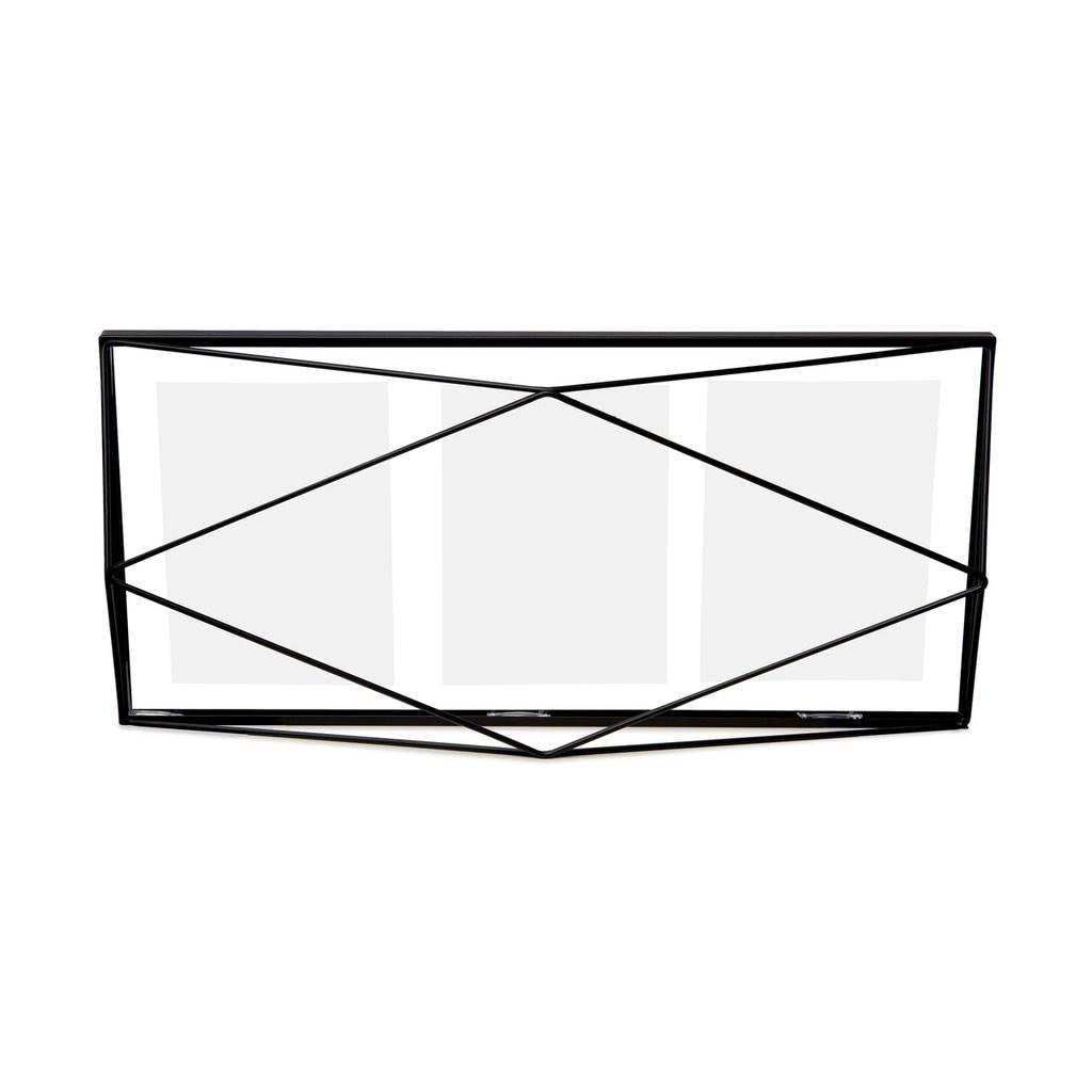 Umbra Prisma Wall or Tabletop Geometric Modern 3 Photo Collage Picture Frame