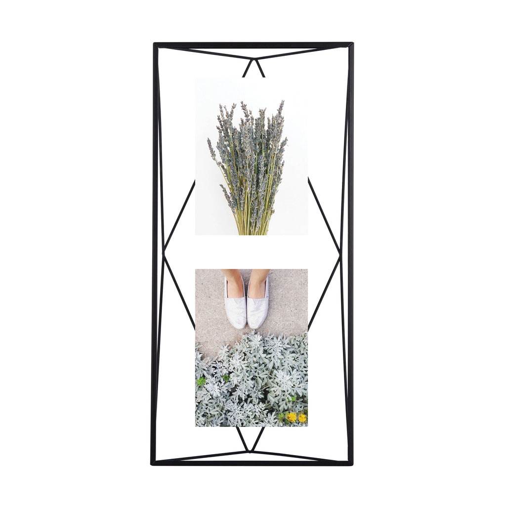 Umbra Prisma Wall or Tabletop Geometric Modern 3 Photo Collage Picture Frame