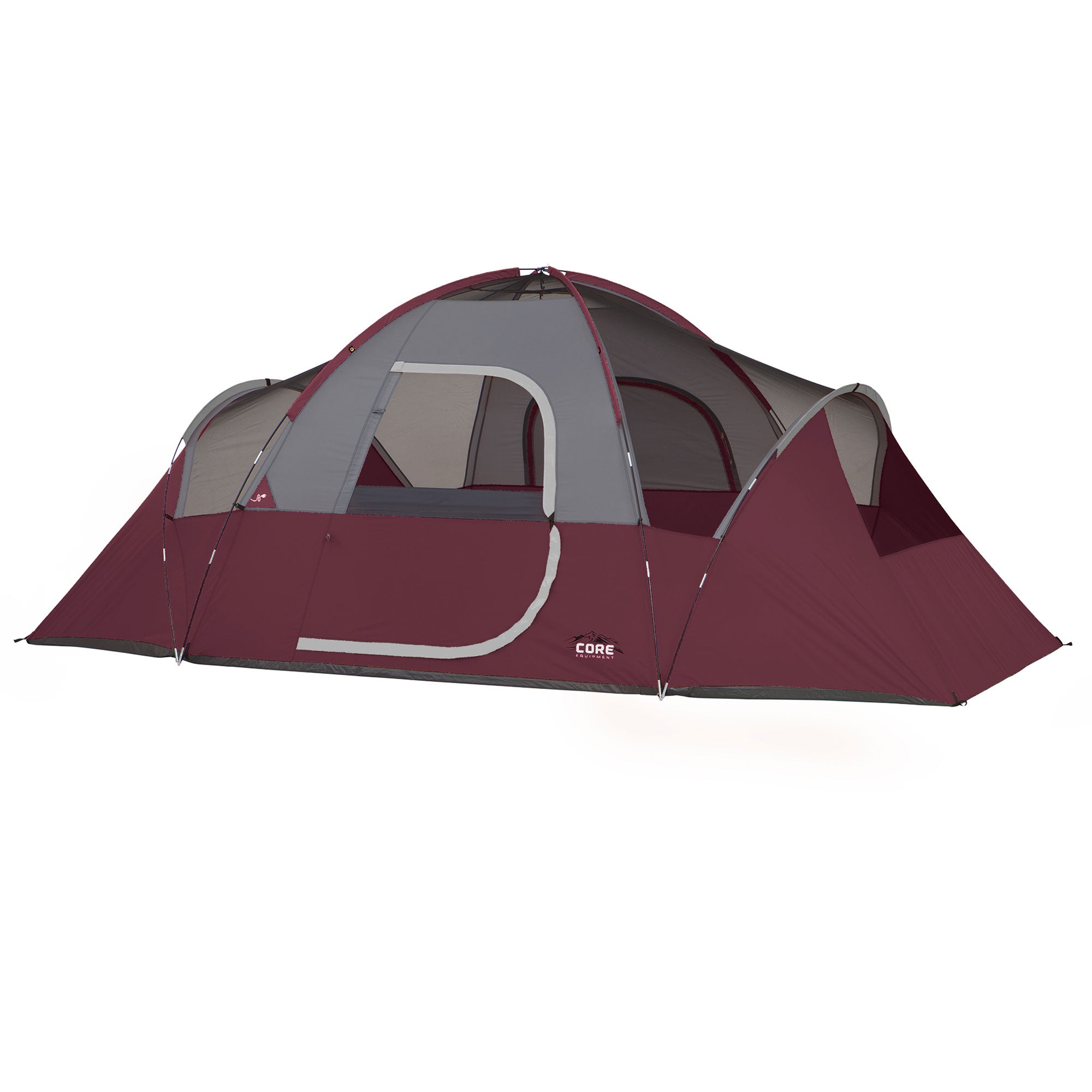 CORE Dome Tent 16 x 9 Foot 9 Person Camping Tent with Air Vents, Red (For Parts) - VMInnovations