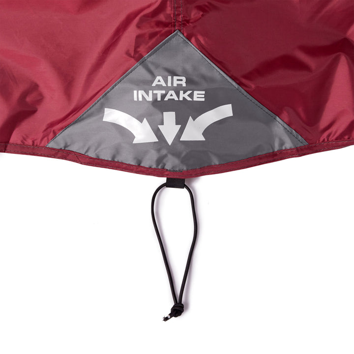 CORE 11 x 9 Foot 6 Person Cabin Tent with Air Vents and Loft, Red (For Parts) - VMInnovations