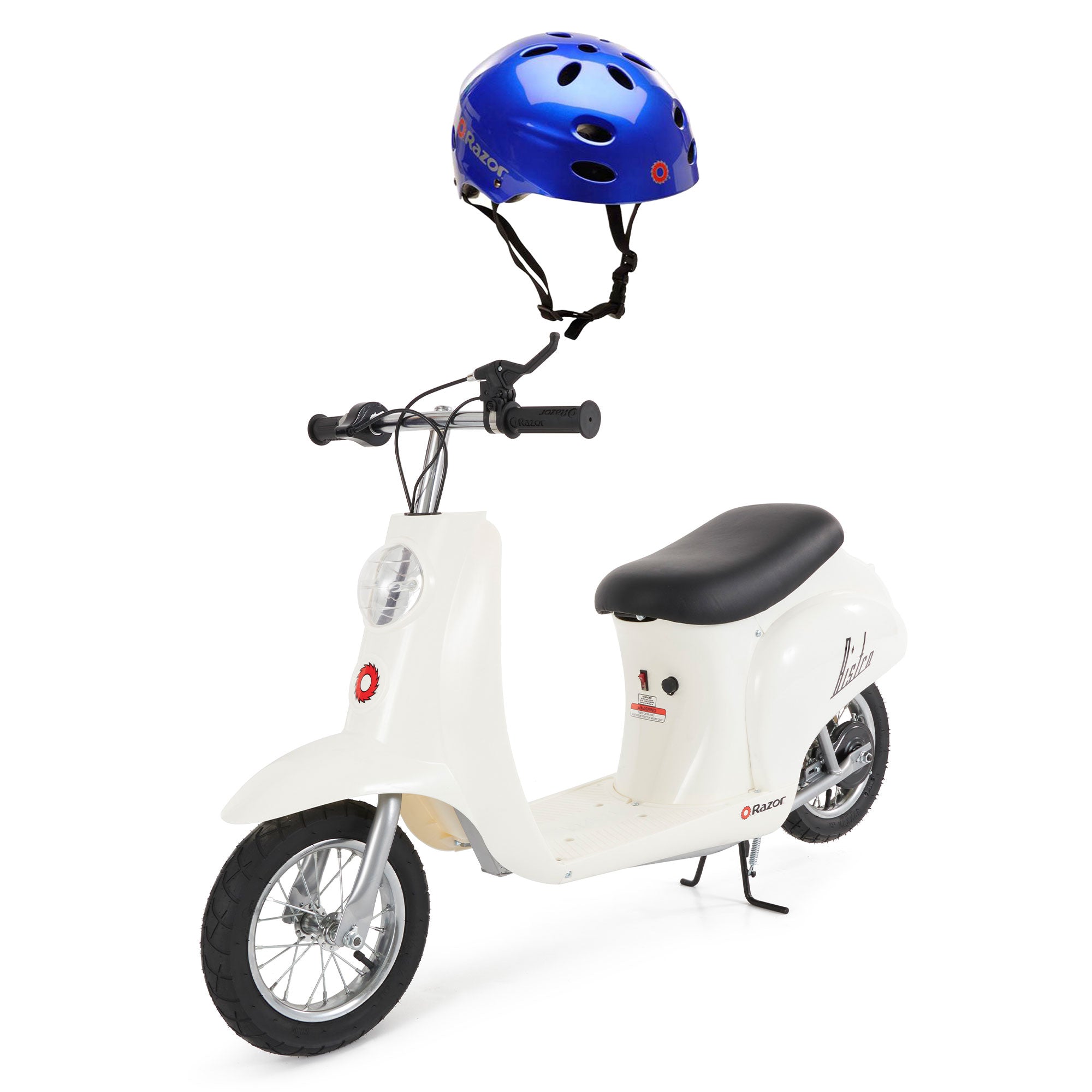 Razor Pocket Mod Miniature Euro 24V 250W Electric Kids Motor Scooter & Helmet - VMInnovations