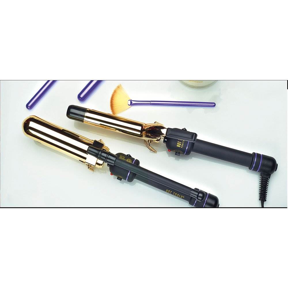 Hot Tools Professional 2-Inch Tourmaline Curling Iron, Purple (Open Box)