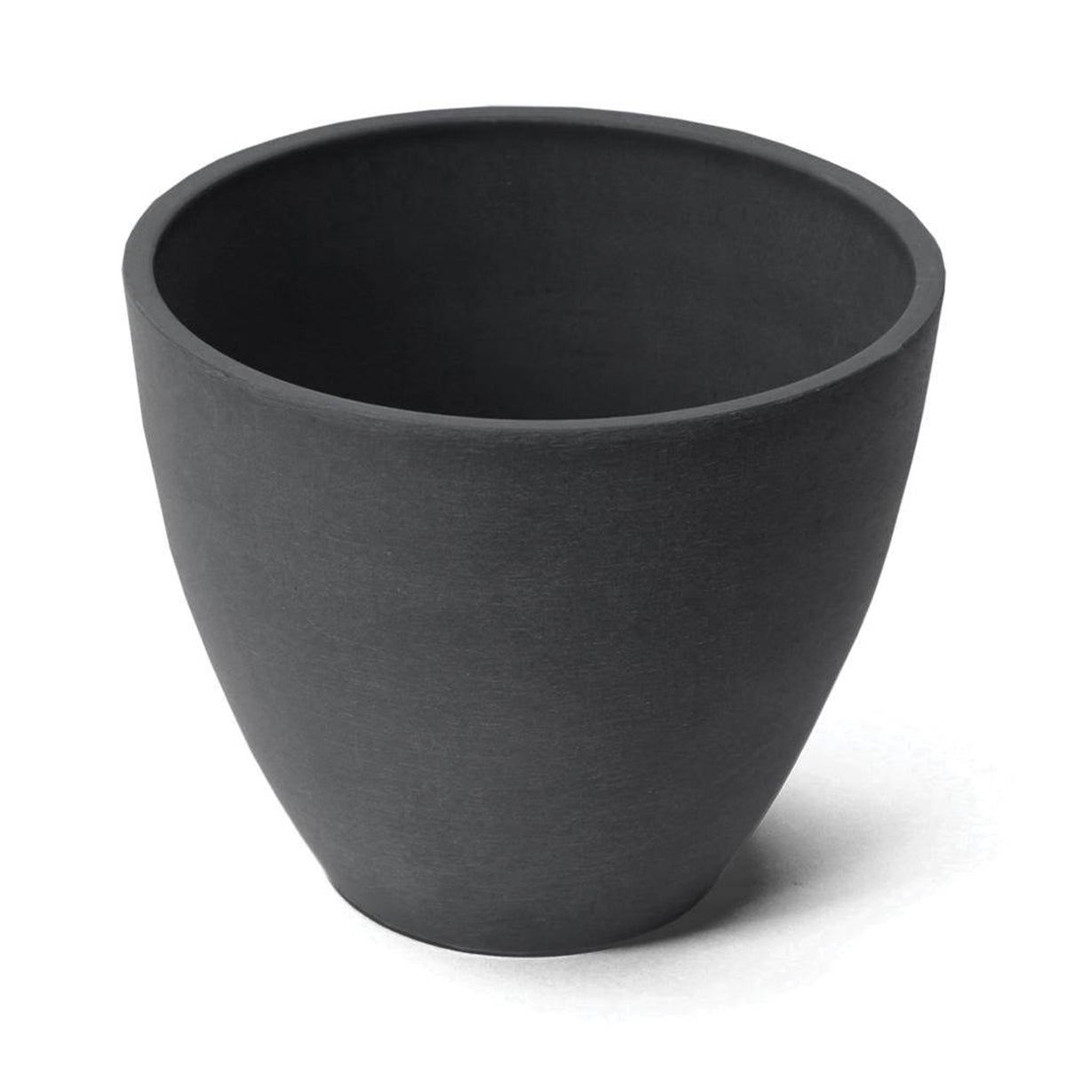 Algreen Valencia 10 Inch x 8.3 Inch Flower Plant Pot Planter, Charcoal (Used)
