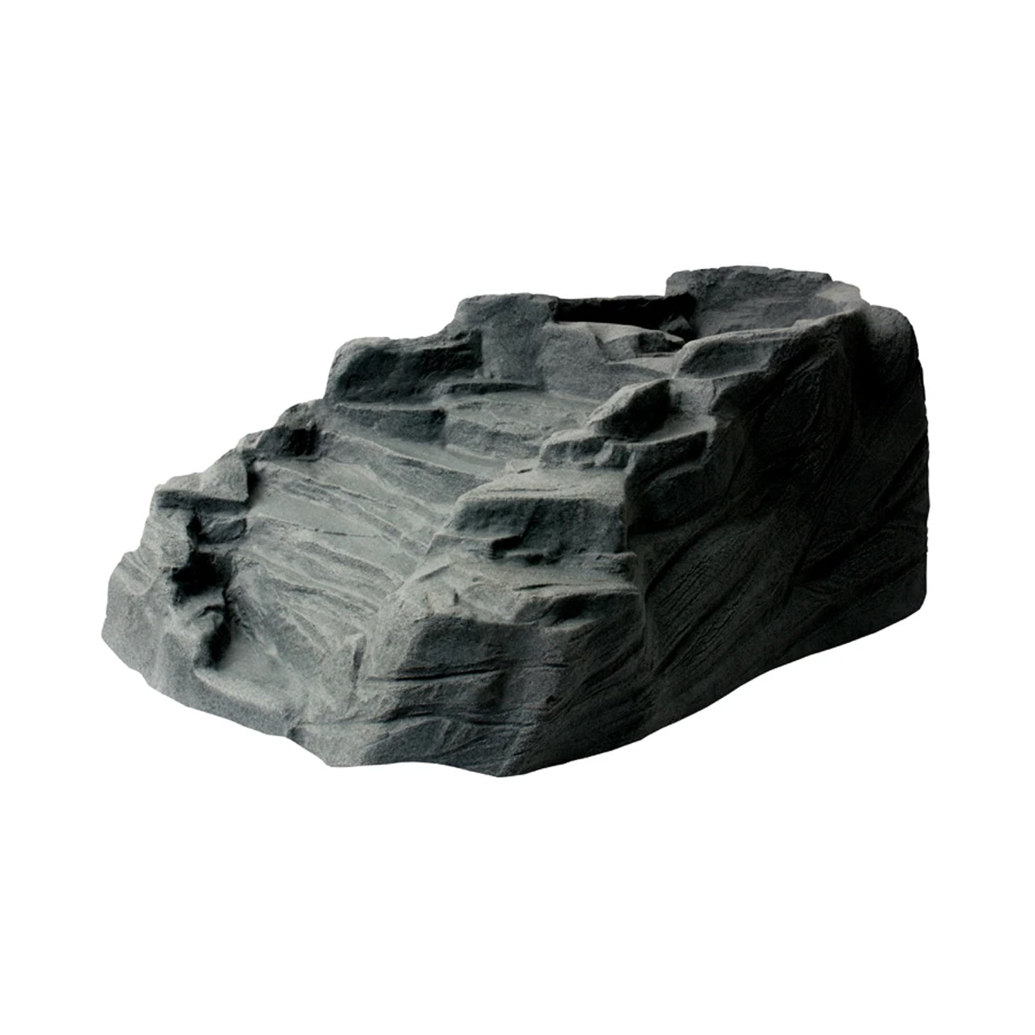Algreen Tranquility Preformed Water Garden Pond Waterfall, Charcoalstone (Used) - VMInnovations