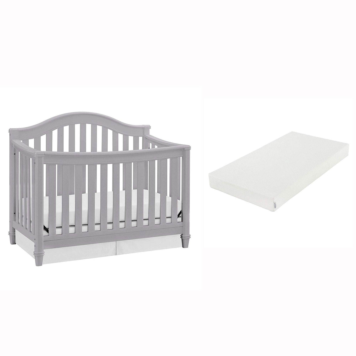 Graco Cotton Foam Baby Toddler Mattress & Thomasville Kids Convertible Crib - VMInnovations