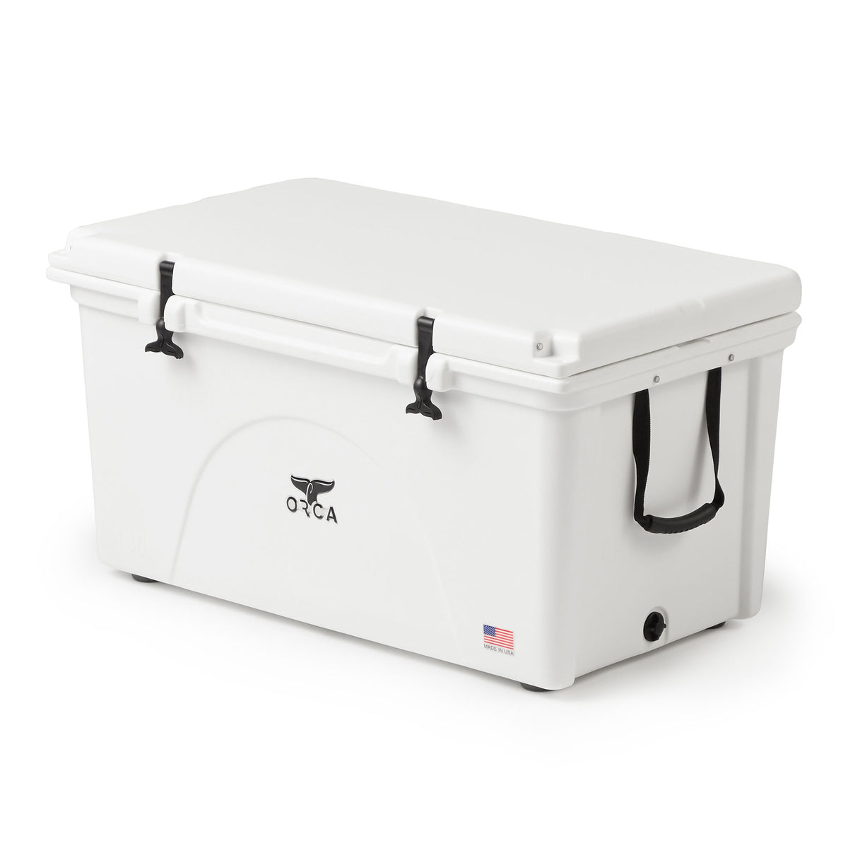 Orca 75 Quart 90 Can Roto Molded Insulated Ice Cooler, White (Open Box)