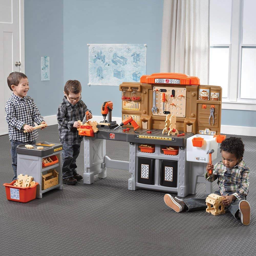 Step2 Pro Play Kids Play Workshop and Utility Bench with Accessories (Open Box)