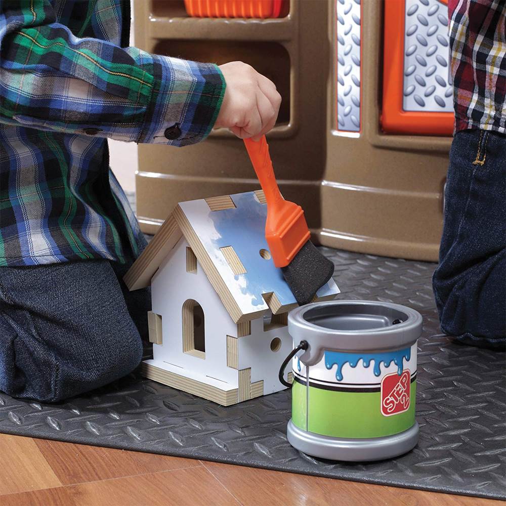 Step2 Big Builders Pro Kids Toy Tool Bench with Accessories, Orange (For Parts)