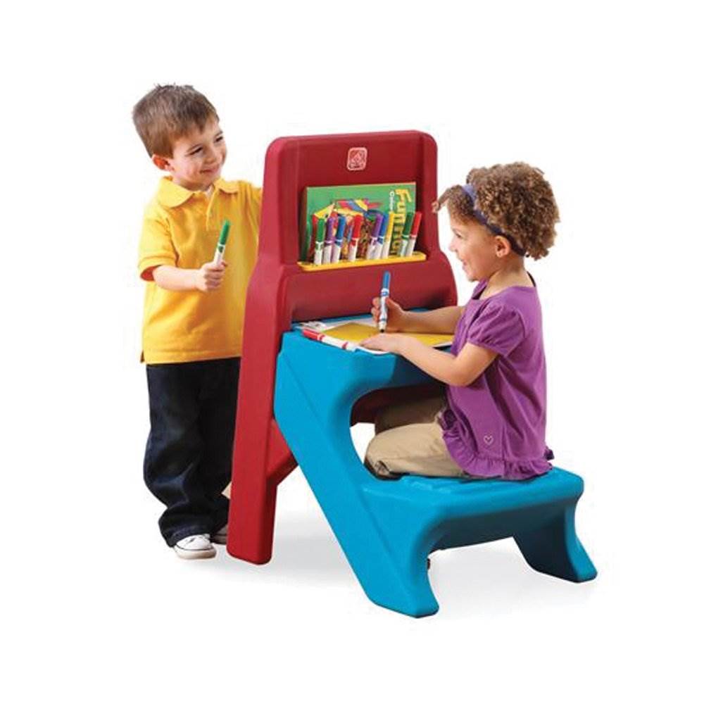 Step2 Art Easel Dry Erase Board and Desk with Chair (Open Box)