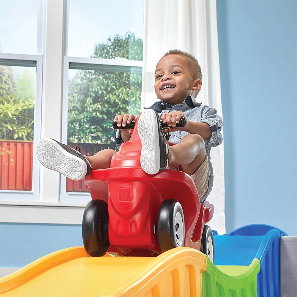 Step 2 Anniversary Edition Up & Down Indoor Outdoor Roller Coaster Toy w/ Car