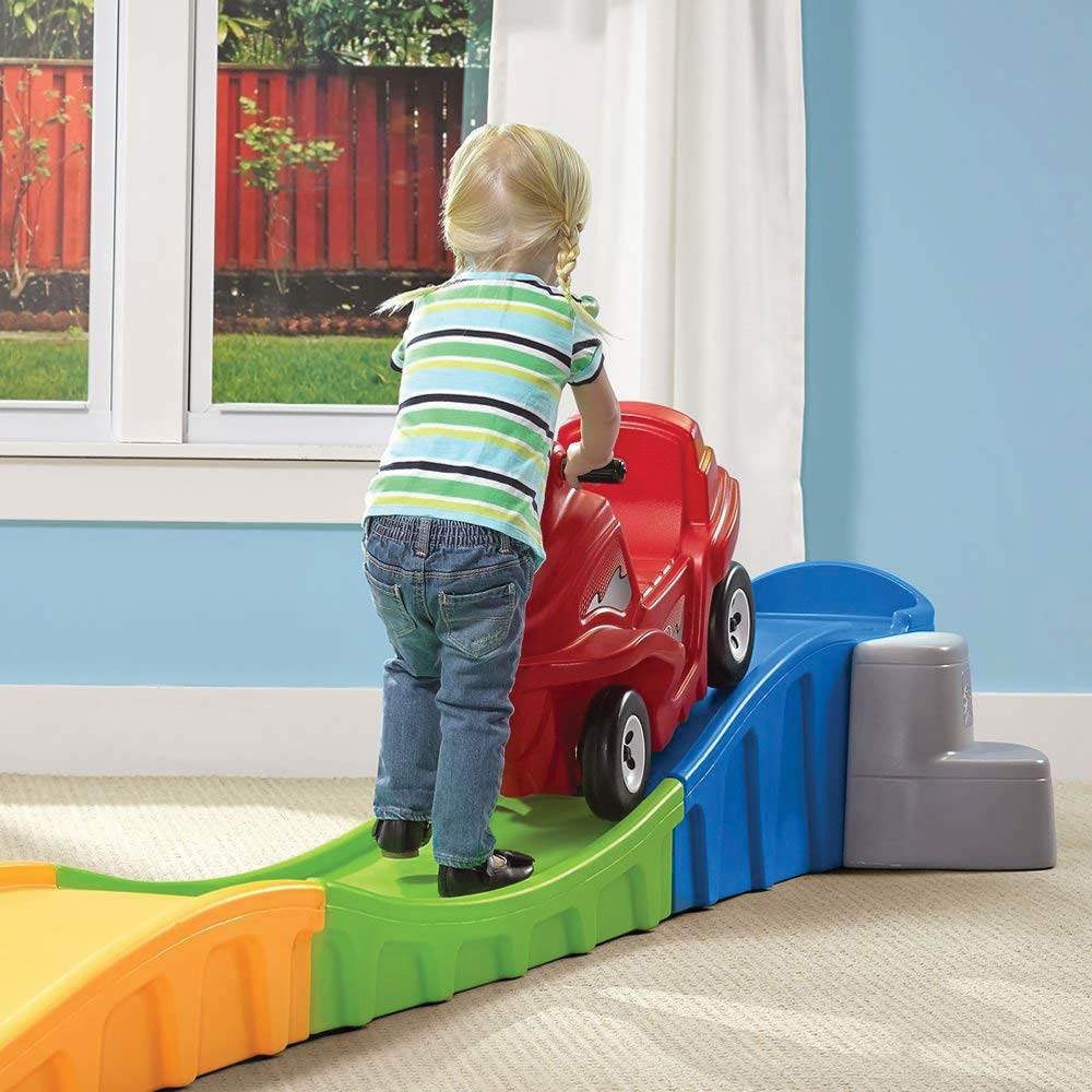 Step 2 Anniversary Edition Up & Down Outdoor Roller Coaster Toy w/ Car (Used) - VMInnovations