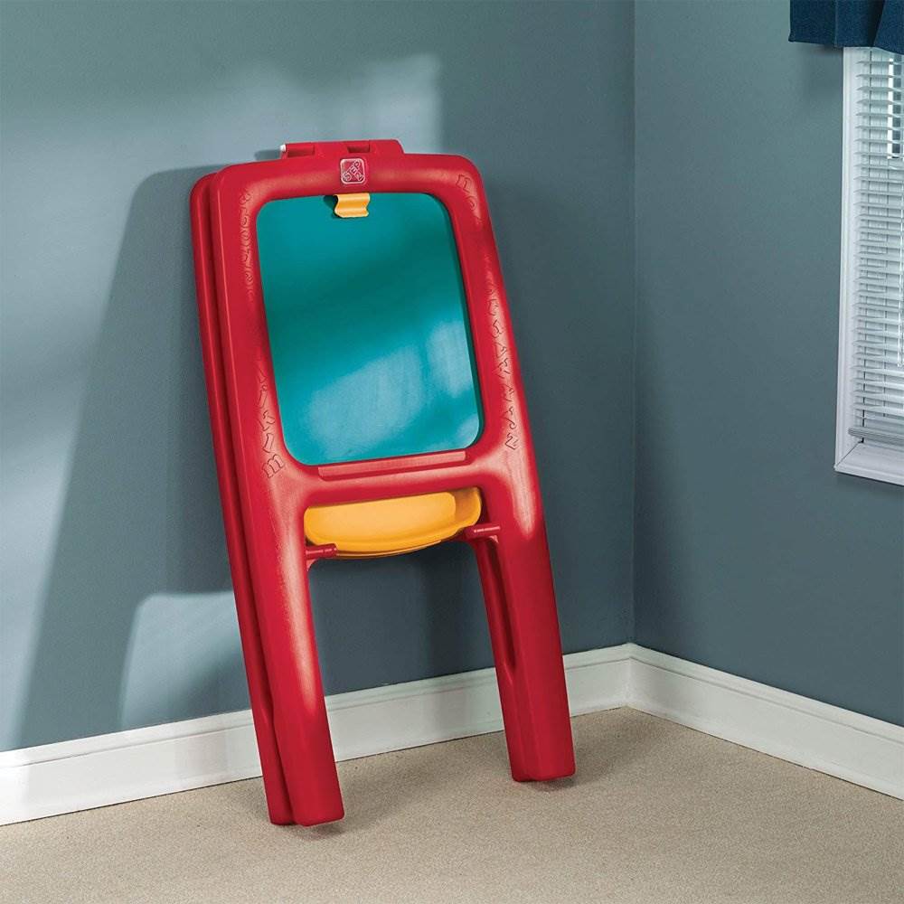 Step2 Magnetic White Board and Chalkboard Art Painting Easel (Open Box)