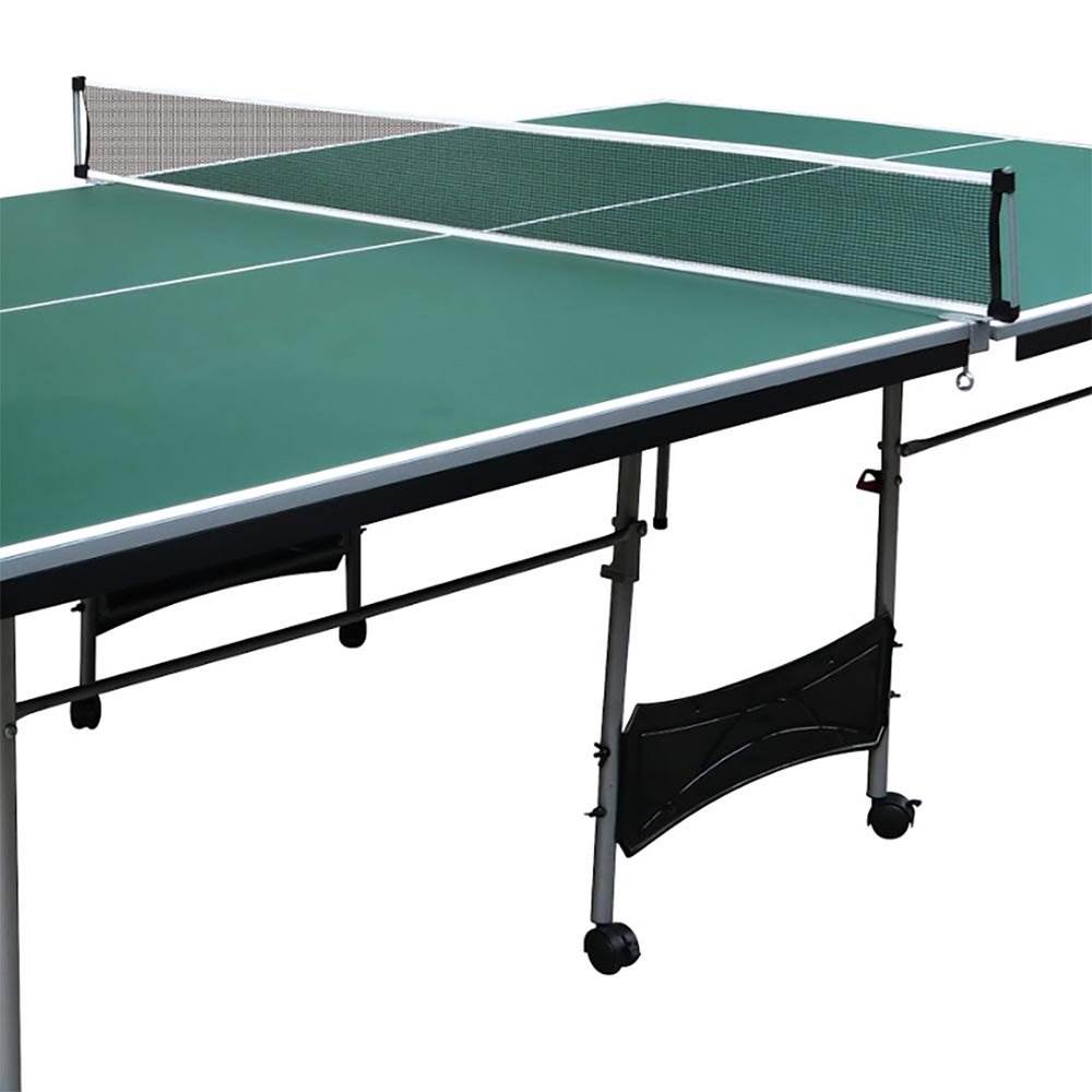 Lancaster 4 Piece Folding Table Tennis Table w/ 2 Rackets and 3 Orange Balls