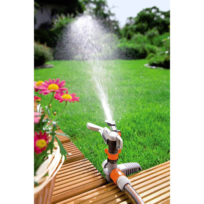 Gardena 8136 5,200 Sq Foot Pulsating Vertical Lawn and Garden Sprinkler on Spike