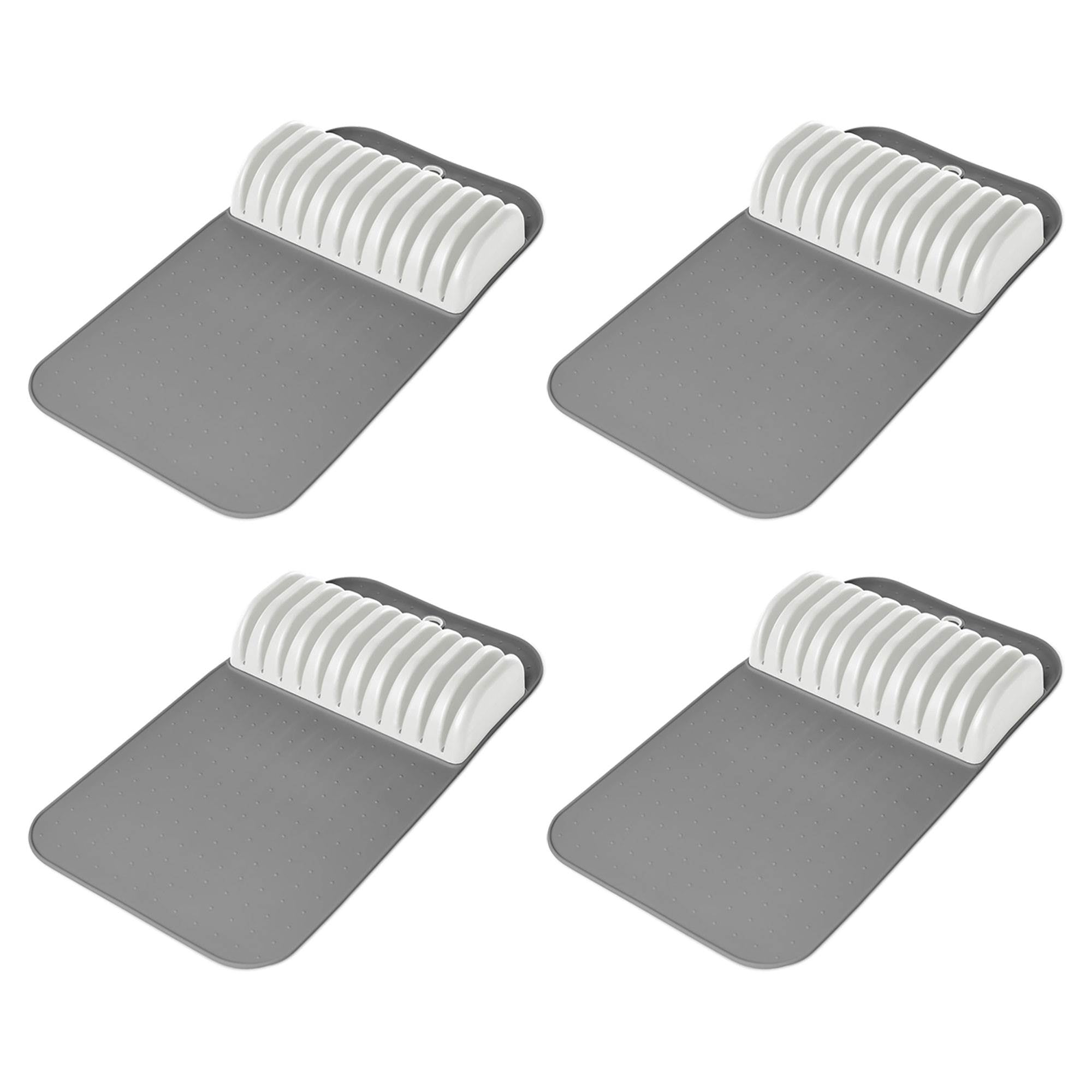 Madesmart Safe In Drawer 11 Knife Storage Mat w/ Organization Grip Slot (4 Pack)