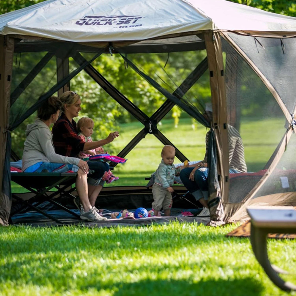 Clam Quick Set Escape Sky Camper Portable Gazebo Canopy Shelter (Open Box)