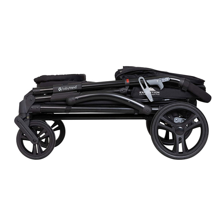 Baby Trend Expedition 2 in 1 Push or Pull Stroller Wagon Plus w/ Canopy, Black - VMInnovations