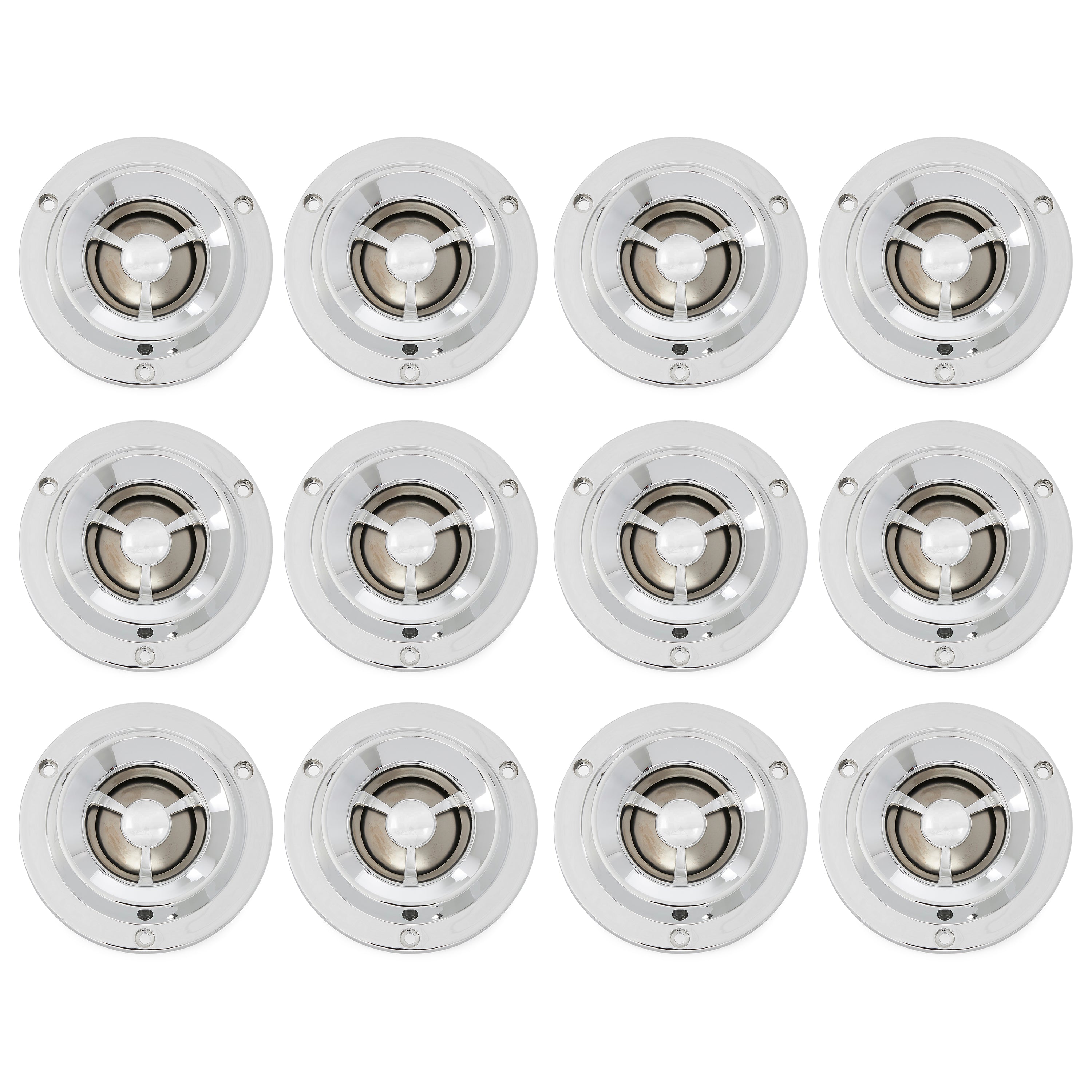 Pyle Pro 1.75 Inch Coil Titanium Dome Crossover Tweeter for Car Stereo (12 Pack) - VMInnovations