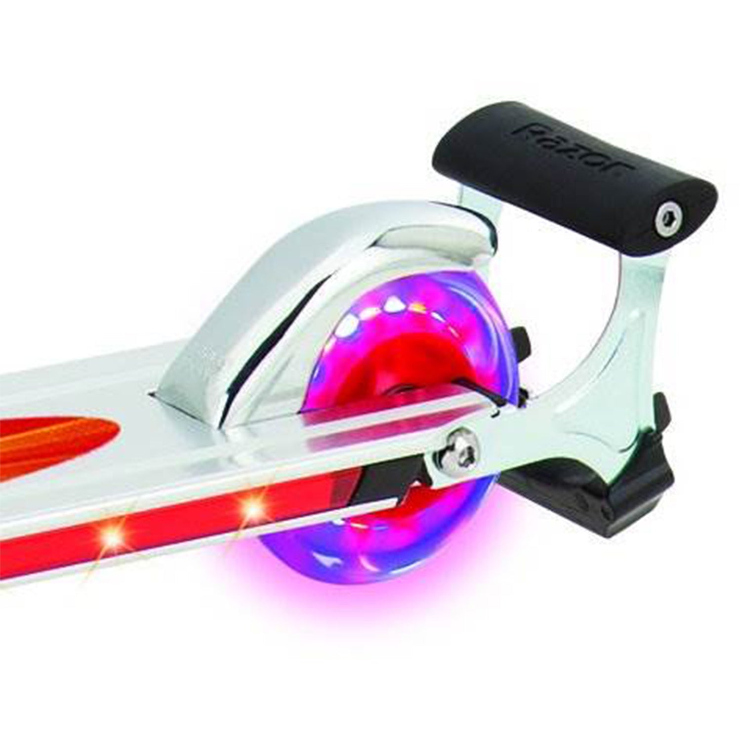 Razor Spark 2.0 Folding Kick Scooter w/ LED Lights - Red | 13010458