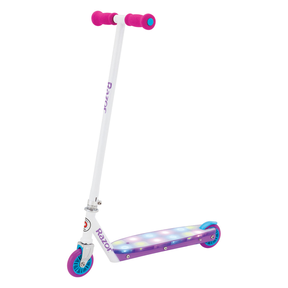 Razor Party Pop Girls Kids Folding Aluminum Push Kick Scooter - Pink - For Parts