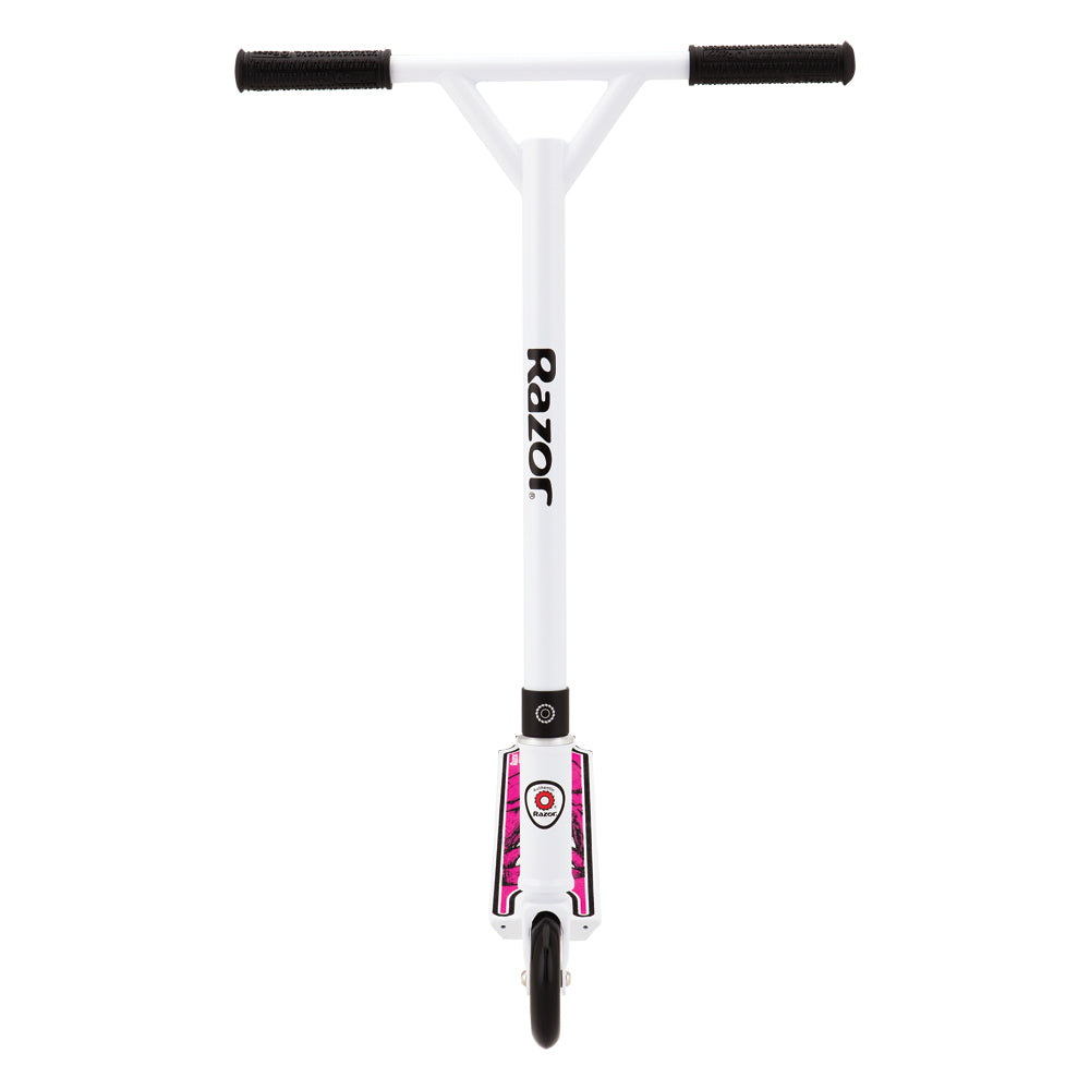 Razor Pro Rider El Dorado Deluxe Kids Outdoor Kick Scooter, White (Open Box)
