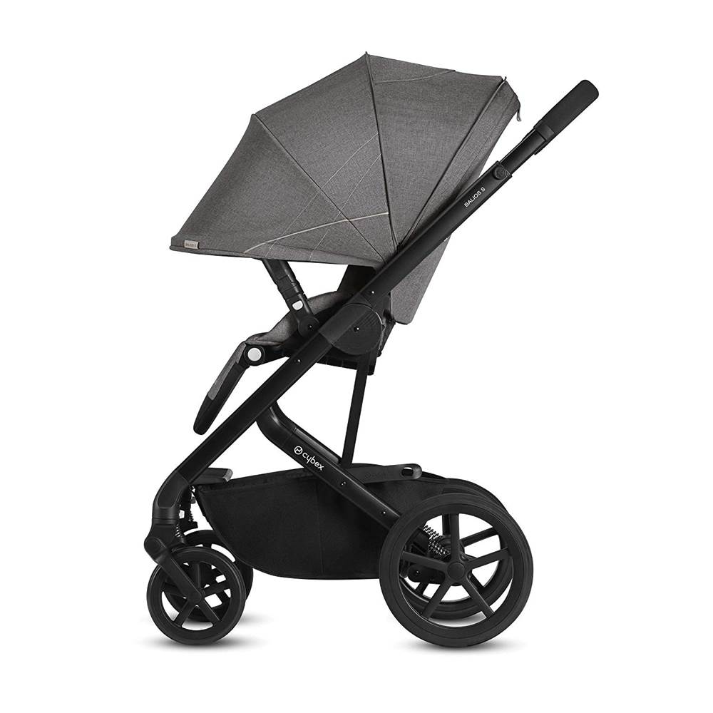 Cybex Balios S 3 in 1 Folding Stroller, Lava Stone Black (Open Box)