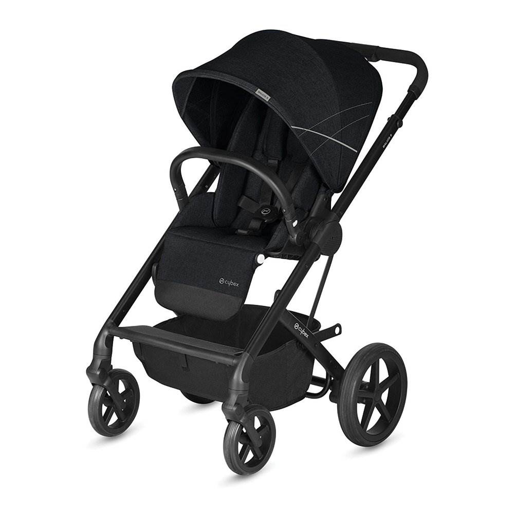 Cybex Balios S 3 in 1 Folding Stroller, Lava Stone Black (Open Box)