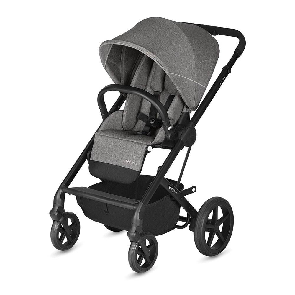 Cybex Balios S Convertible Compact Lightweight Baby Stroller, Manhattan Gray