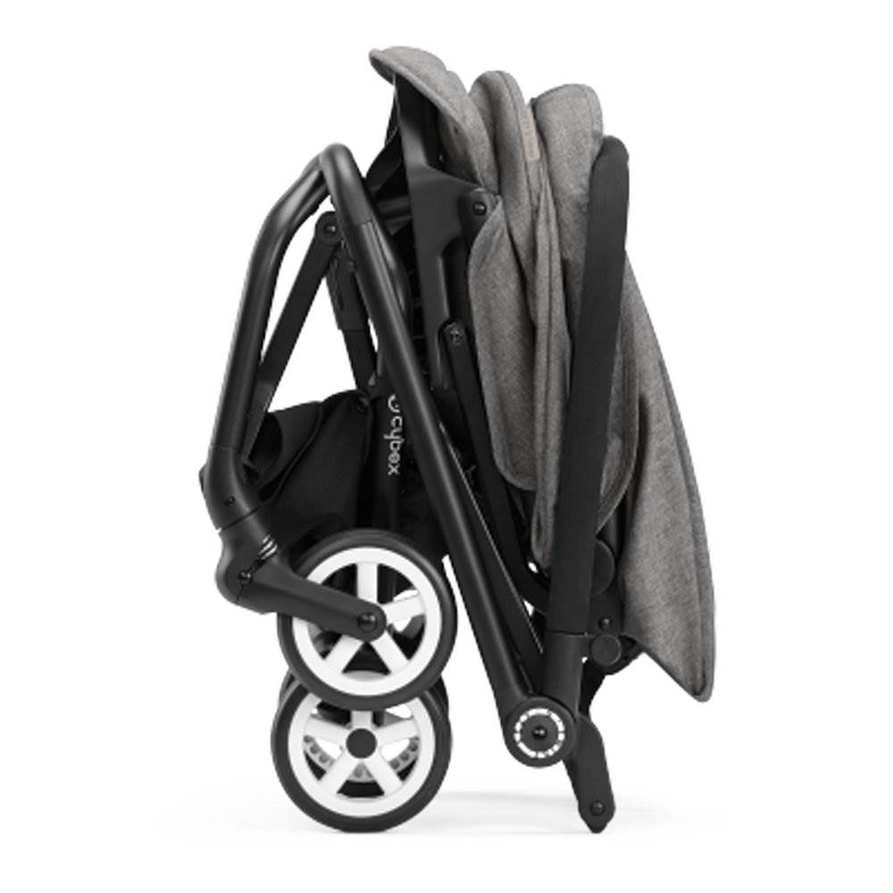 CYBEX Eezy S Twist Pram Pushchair Travel Buggy Baby Stroller, Manhattan Grey