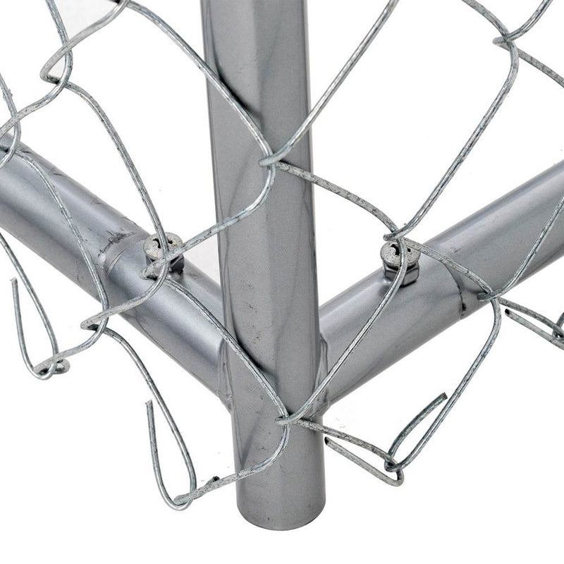 Lucky Dog 10 x 5 x 4 Foot Heavy Duty Outdoor Chain Link Kennel Enclosure (2 Pk)