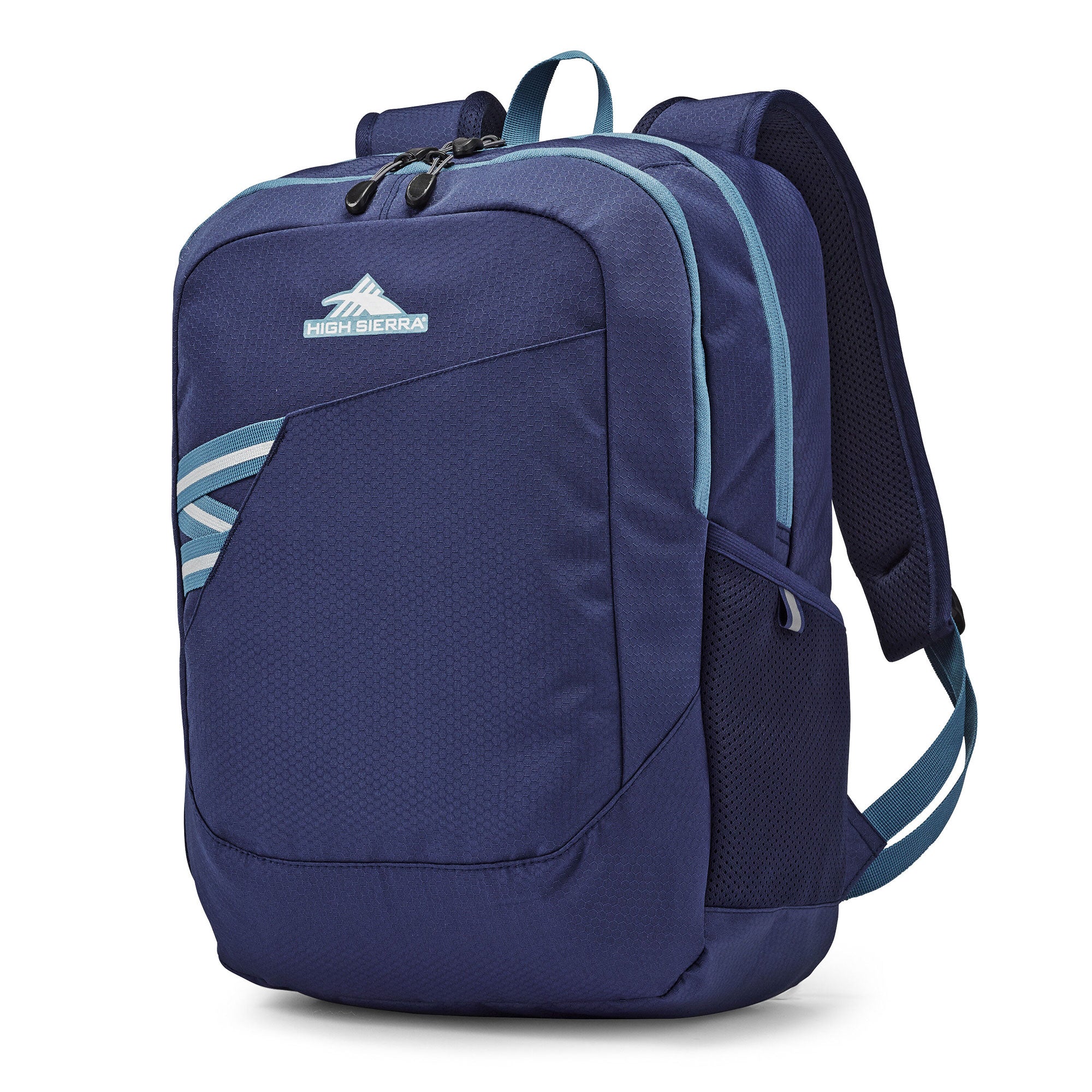 High Sierra 17 Inch Outburst Backpack Bookbag with Dedicated Laptop Sleeve, Blue