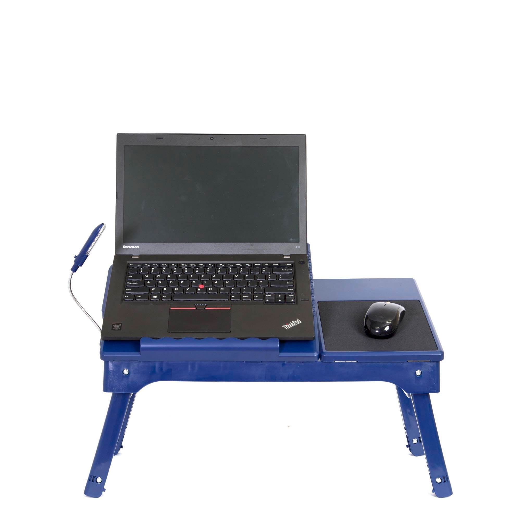 Origami Multi Functional Laptop Computer Tray Table Stand w/ LED Light (2 Pack)
