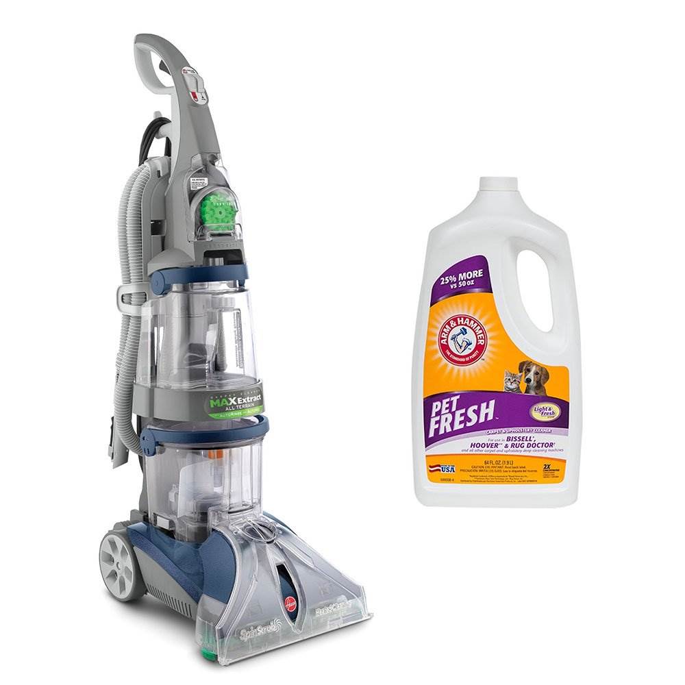 Hoover Max Extract Carpet Hard Floor Washer & 64 Oz. Pet Fresh Carpet Cleaner - VMInnovations