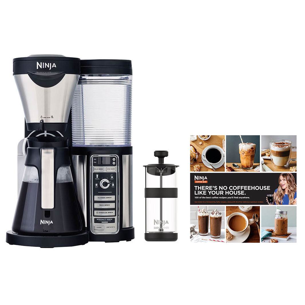 Ninja CF080 Drip Coffee Maker & Coffee Bar Recipe Guide (Certified Refurbished)