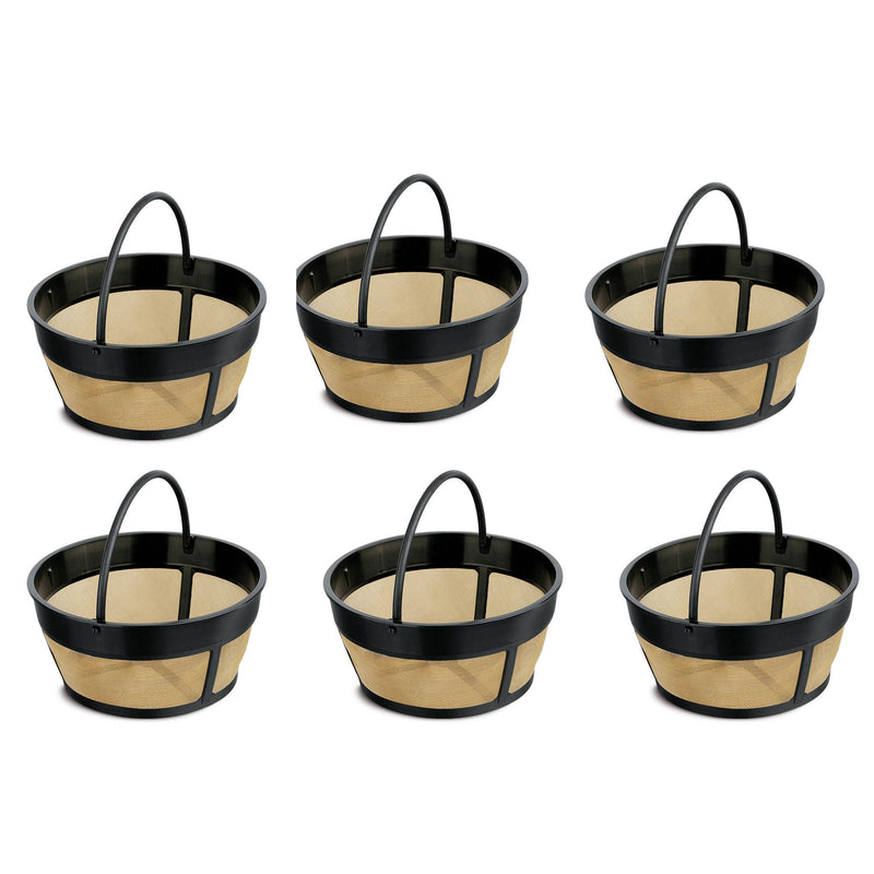 Hamilton Beach 8 to 12 Cup Permanent Coffee Filter for BrewStation Plus (6 Pack)