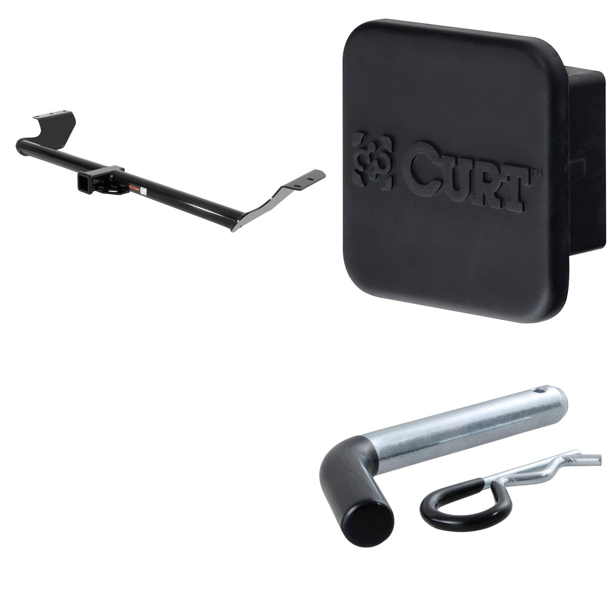 Curt 13068 Class 3 Honda Odyssey Trailer Hitch w/ 5/8" Hitch Pin & Rubber Cover