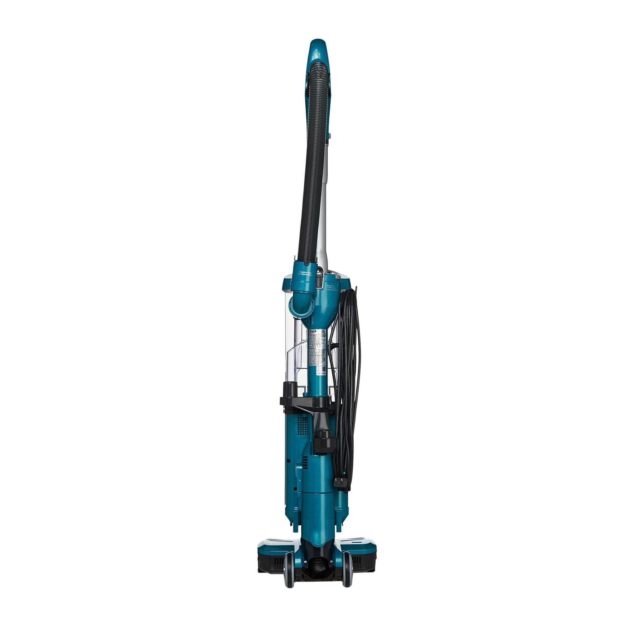 Shark DuoClean Ultra Powerful Slim Upright Vacuum, Blue (Certified Refurbished)