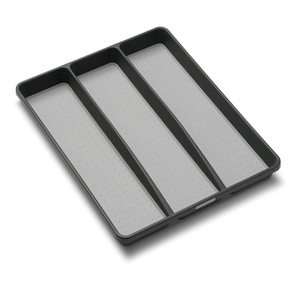 MadeSmart Large Kitchen 3 Compartment Utensil Tray Drawer Organizer (3 Pack)
