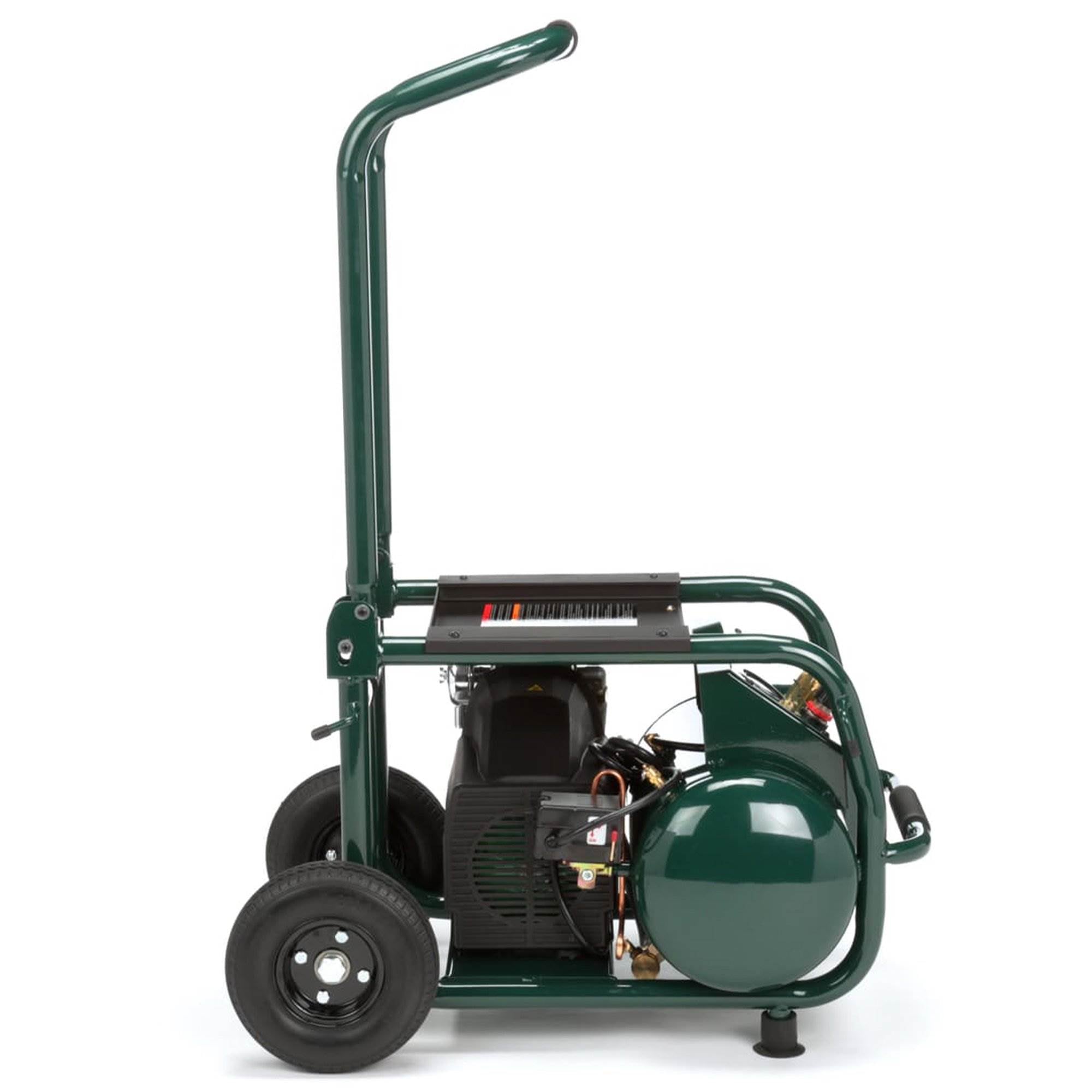 Rolair 5.3 Gallon Electric Wheeled Portable Compressor tires & tools (For Parts)