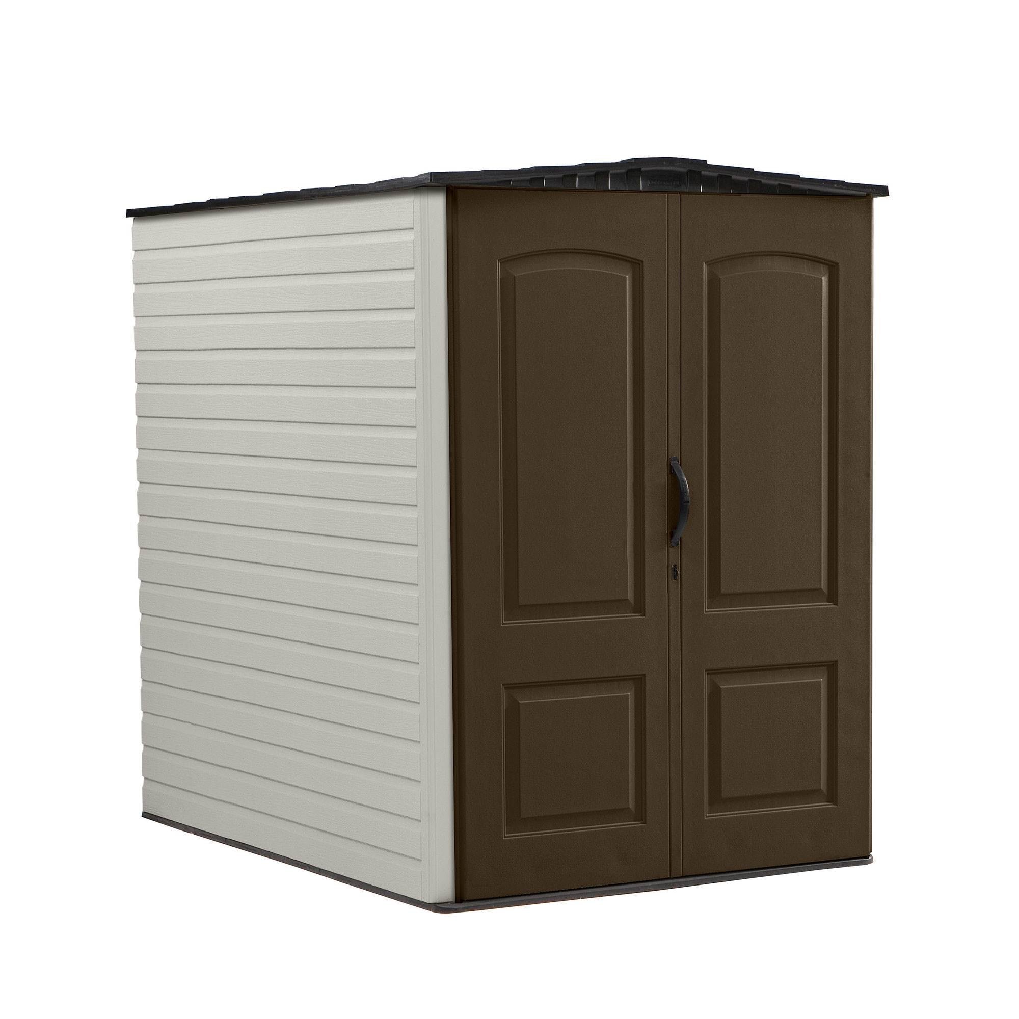 Rubbermaid 5x6 Ft Outdoor Garden Tool Vertical Storage Shed & Shelf Accessories