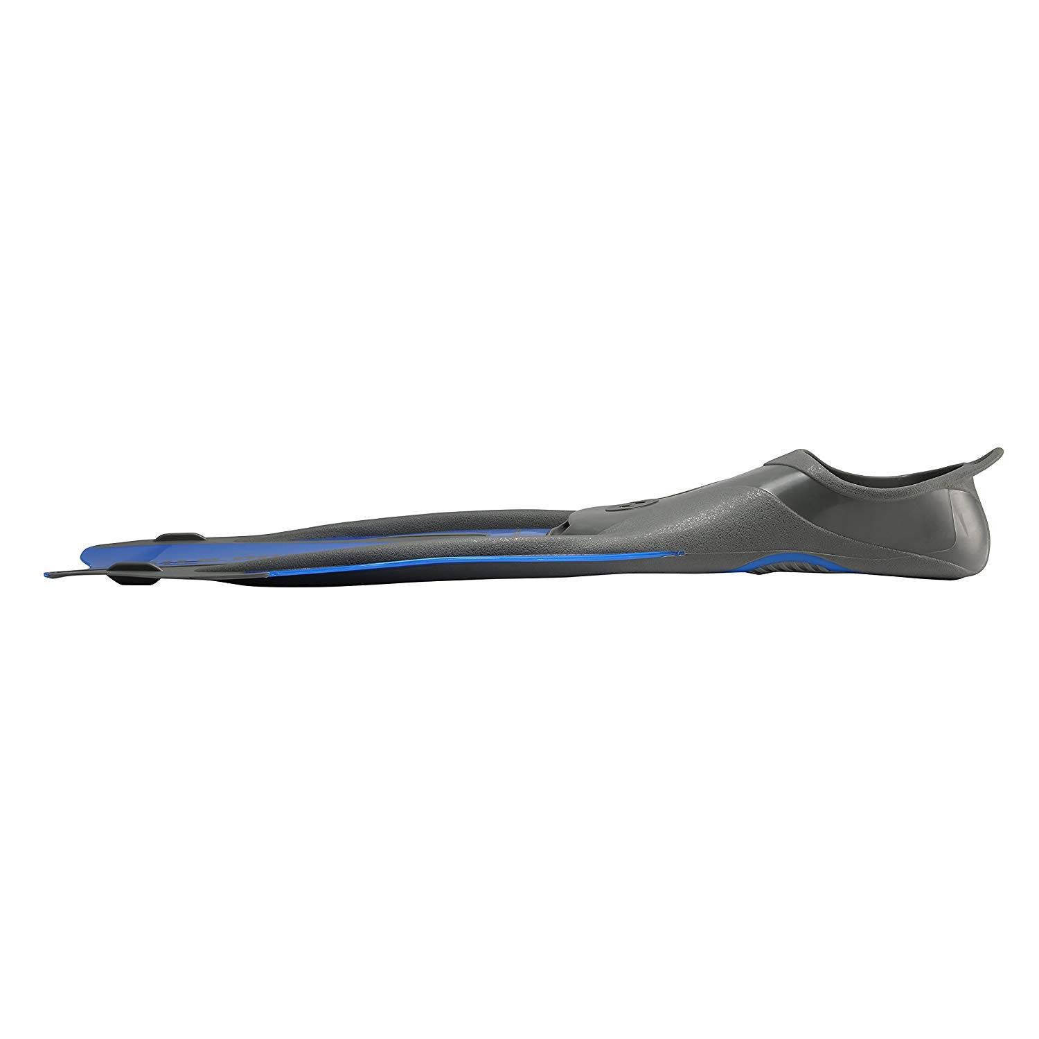 U.S. Divers Proflex Fx Size Medium Diving & Swimming Fins, Blue/Gray (Open Box)