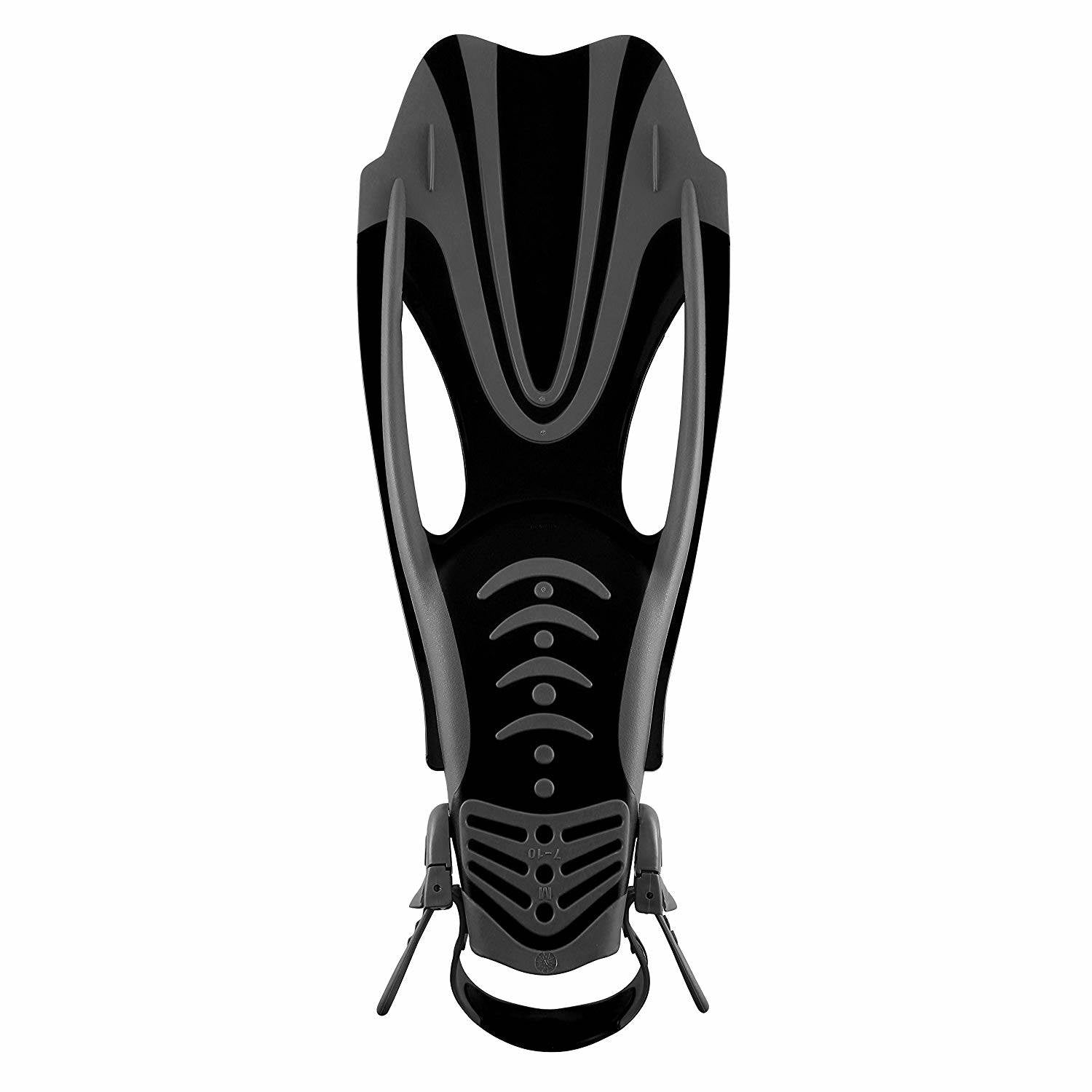 U.S. Divers Proflex Fx Size L Diving & Swimming Fins with Bag, Black (Open Box)