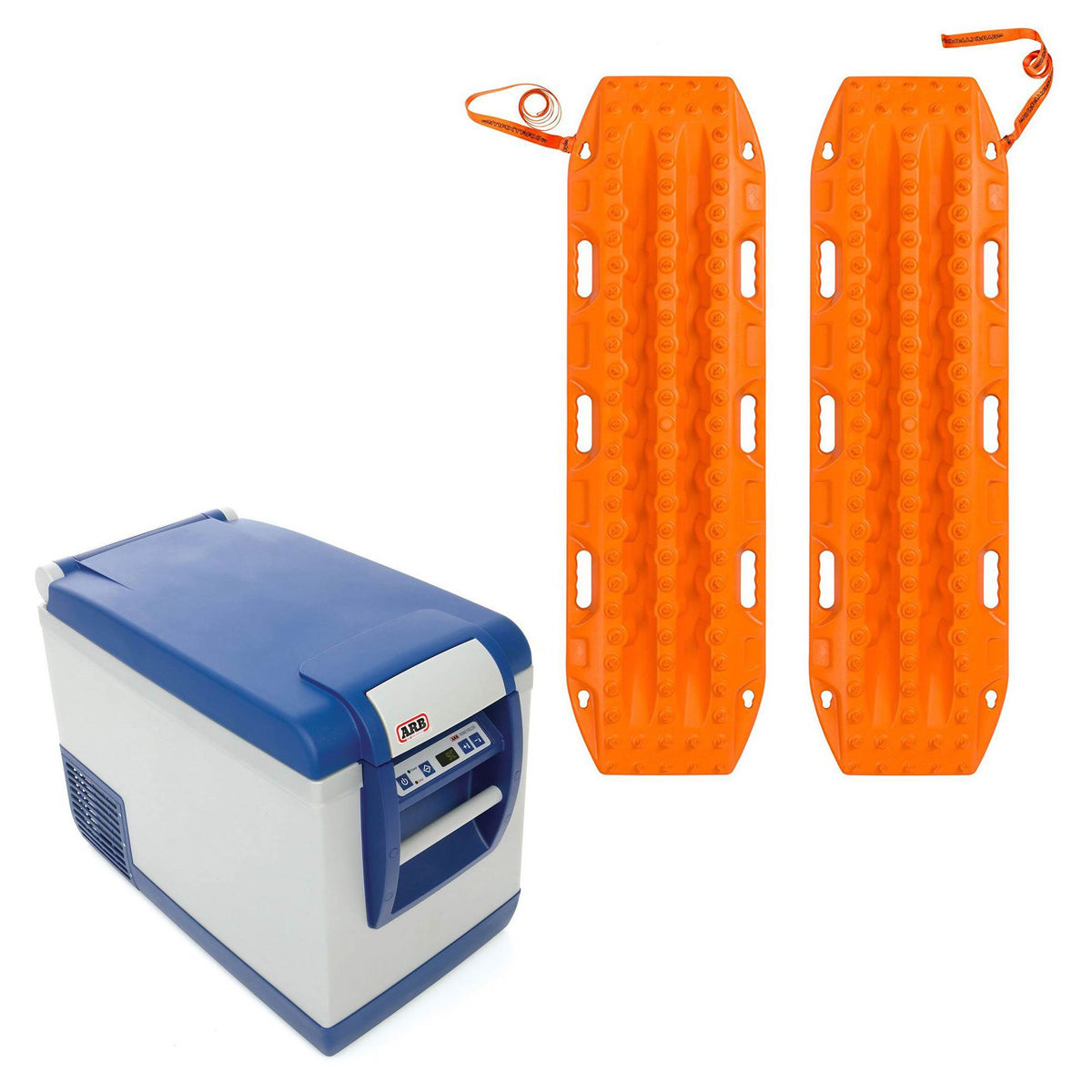 ARB Portable 50 Qt. Car Travel Fridge Freezer & MAXTRAX Vehicle Recovery Device