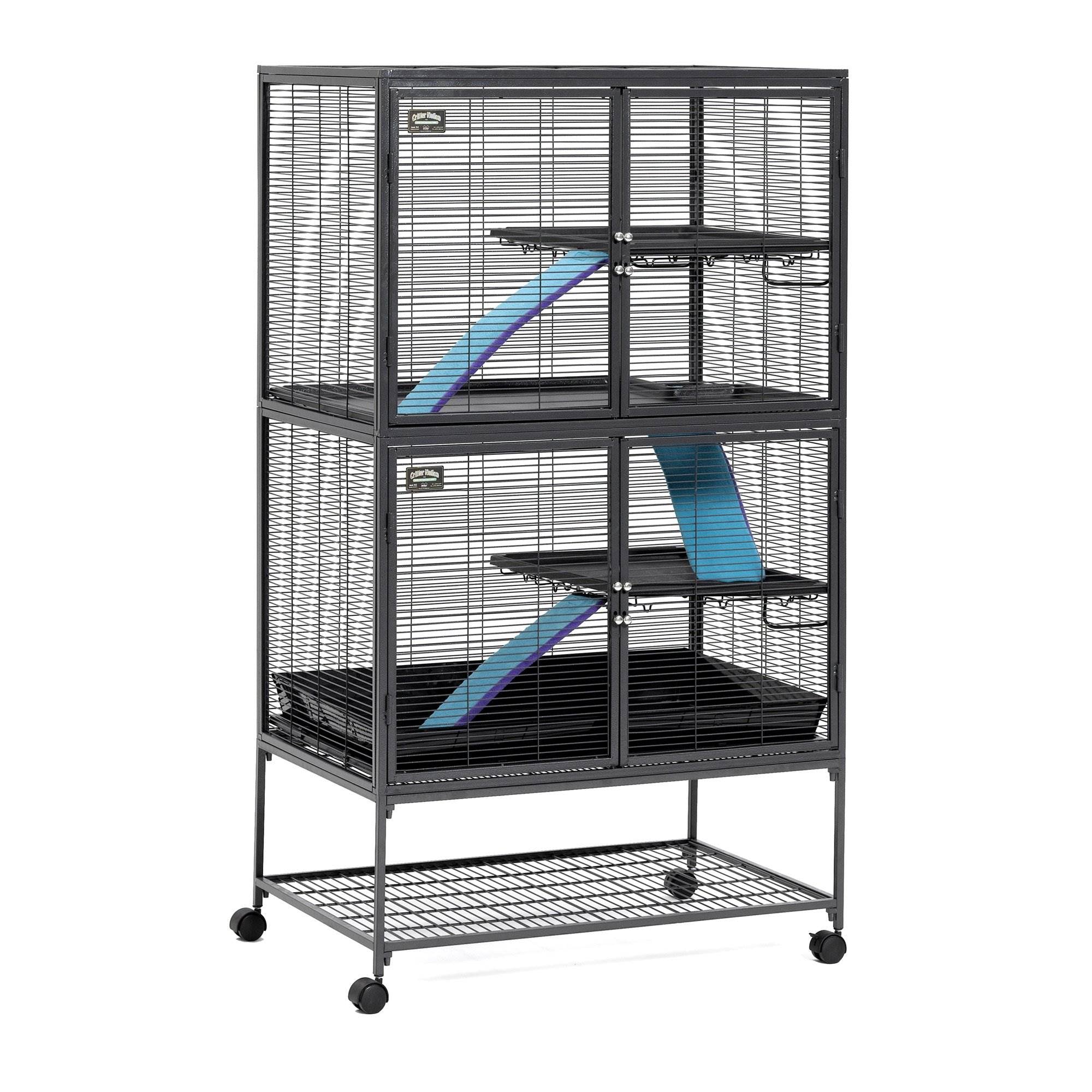 MidWest Homes Critter Nation Double Unit Wire Habitat for Small Pets (Open Box)