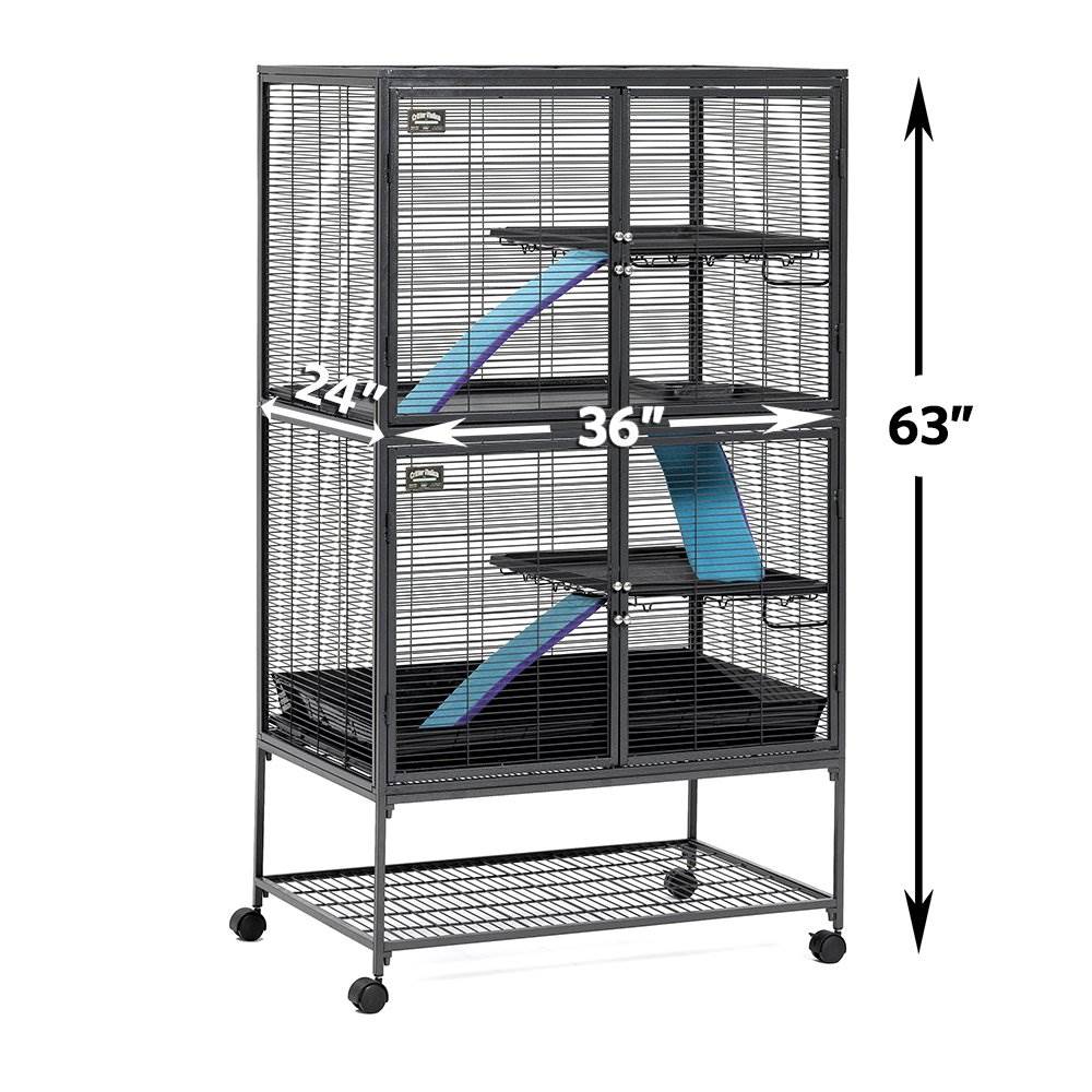 MidWest Homes Critter Nation Double Unit Wire Habitat for Small Pets (Open Box)