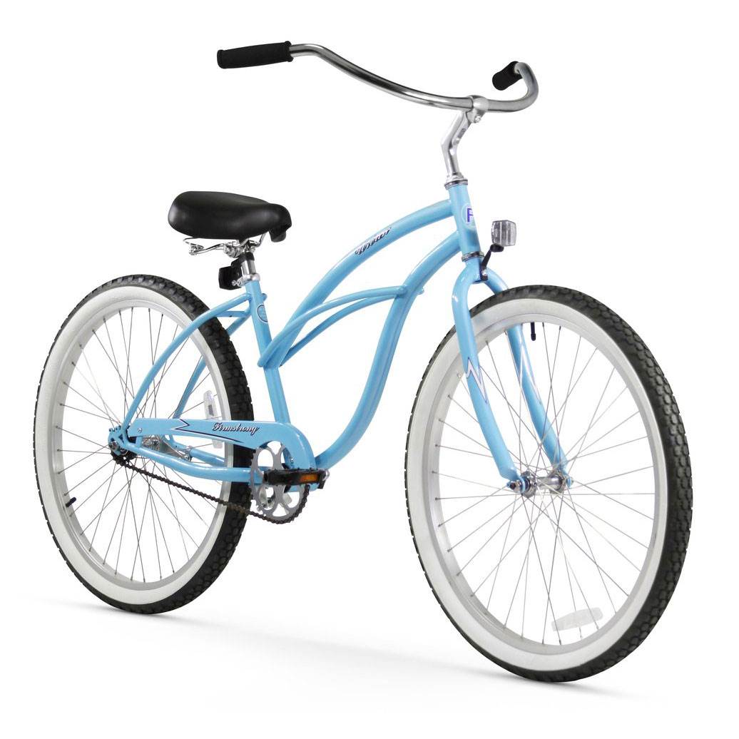Firmstrong Urban Lady Single Speed Women's 26" Beach Cruiser Bike, Baby Blue