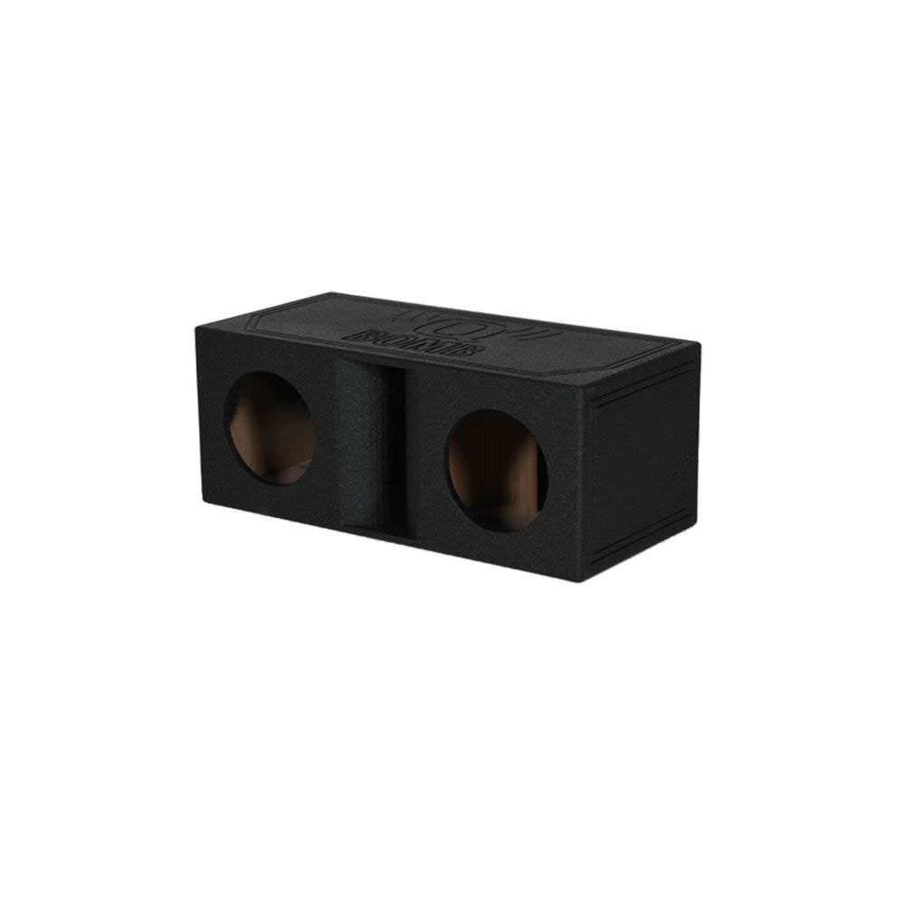 QPower QBomb Dual 10" Vented Port Subwoofer Box w/ Bedliner Spray (Used)