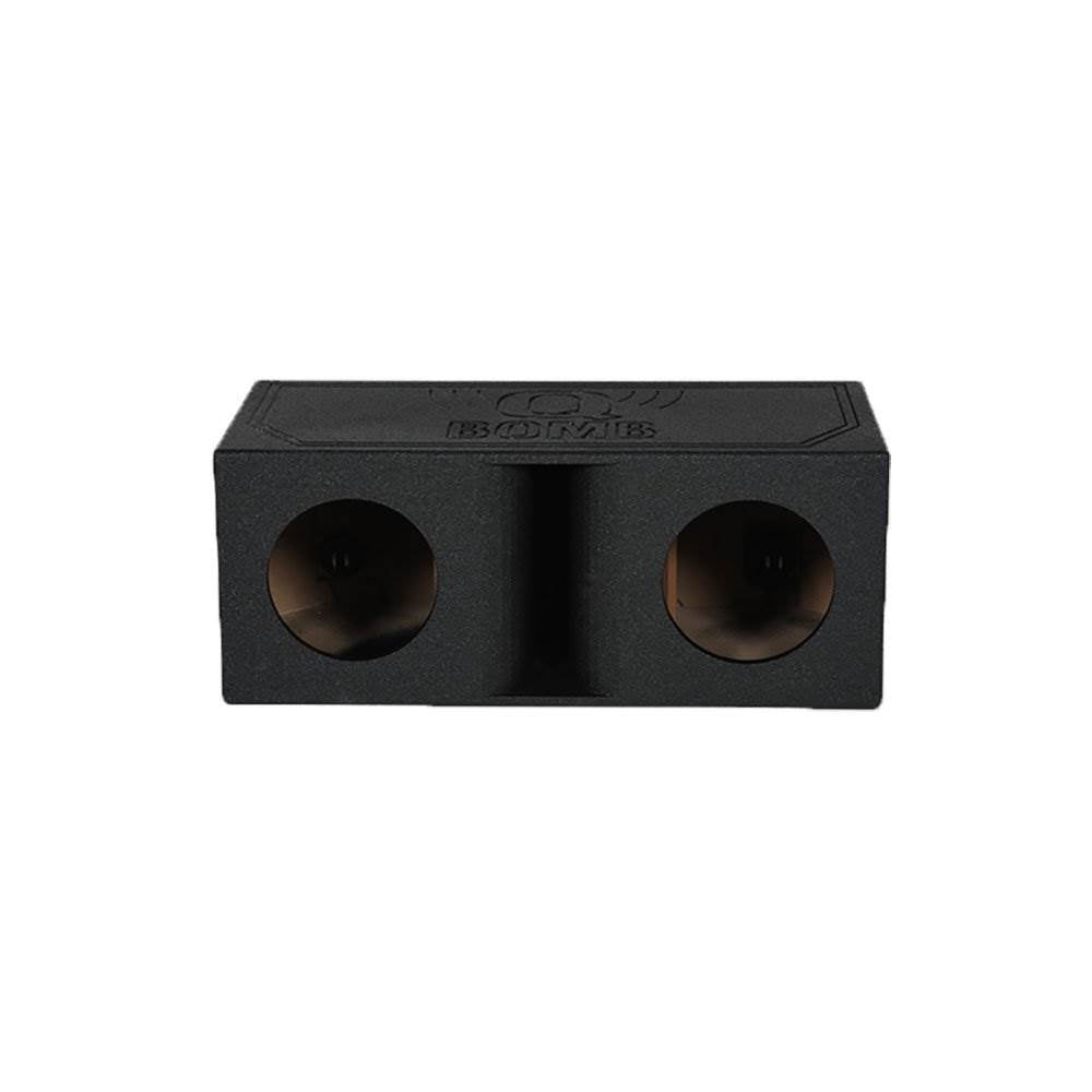 QPower QBomb Dual 10" Vented Port Subwoofer Box w/ Bedliner Spray (Used)