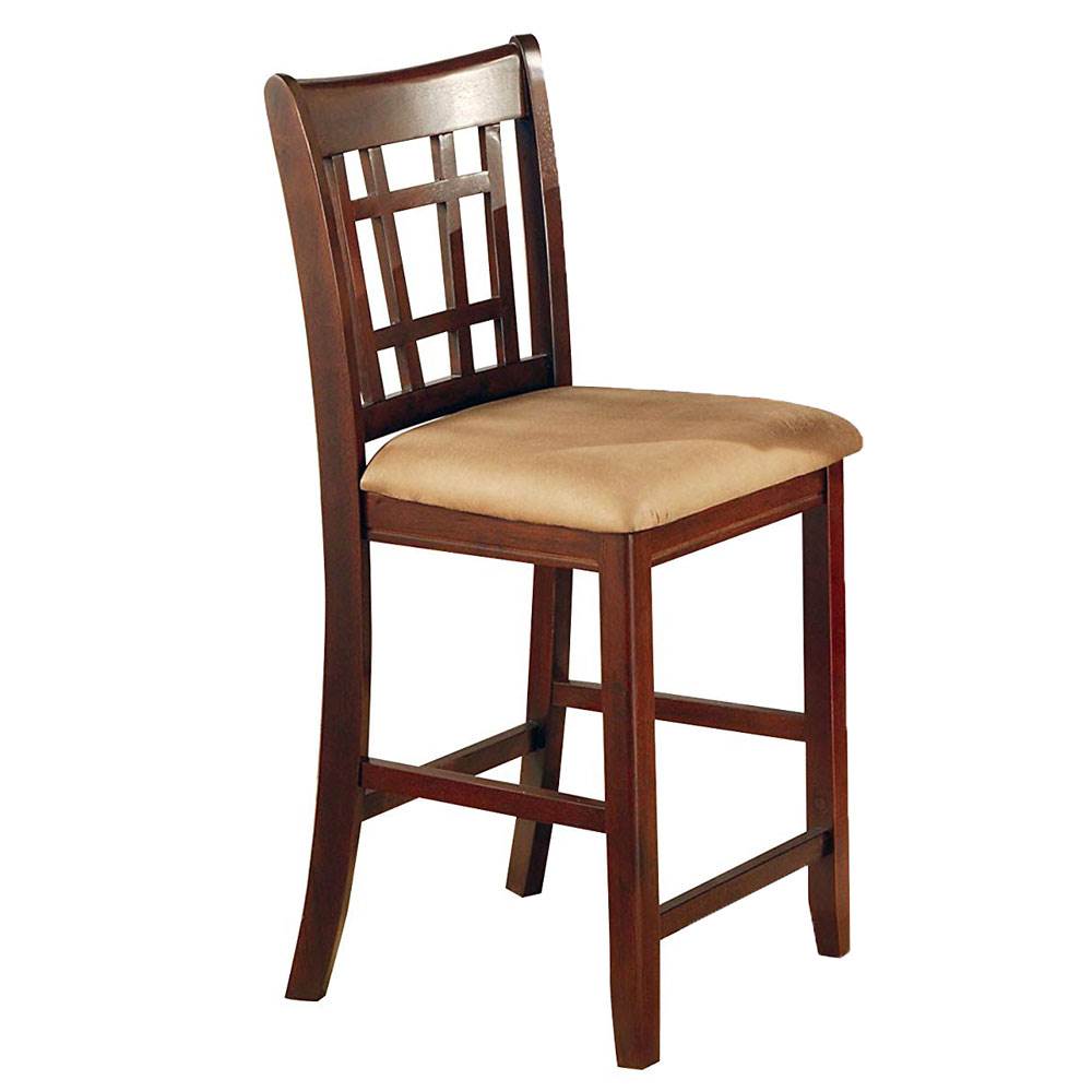 Coaster Home Furnishings Lavon 24 Inch Bar Stool, Tan & Brown (Pair) (Open Box)