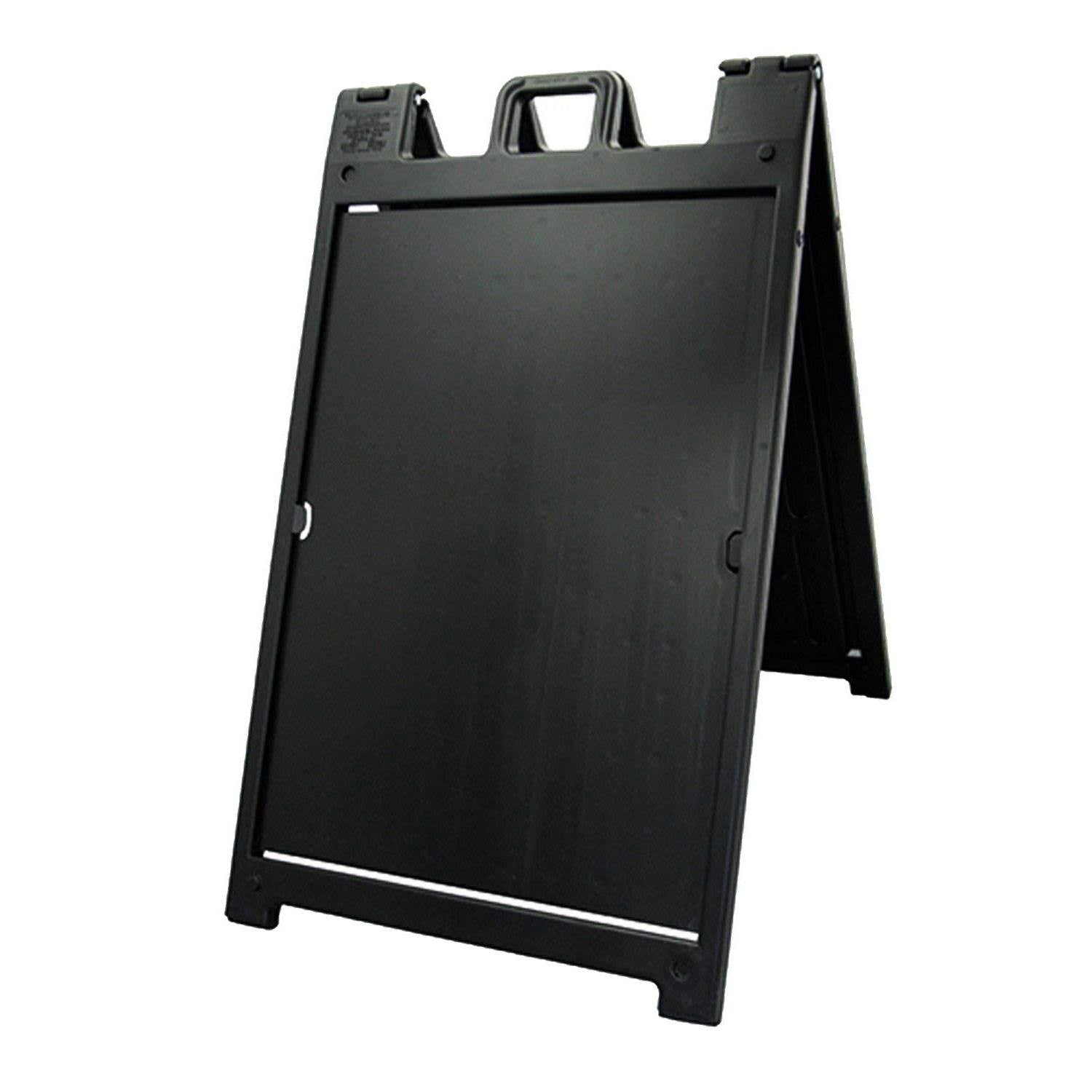 Plasticade Deluxe Signicade Portable Folding Double Sided Sign Stand (2 Pack)